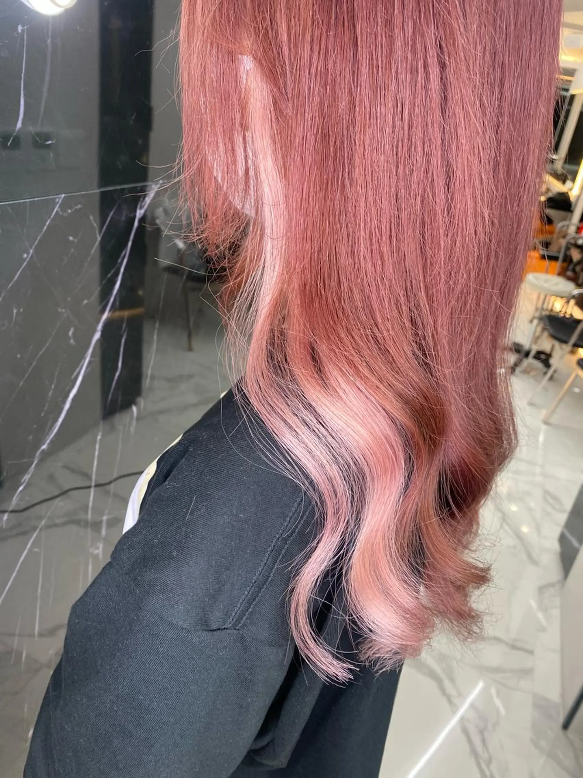 ロング カラー インナーカラー エクステ エクステ 魅力引き出しヘア🐾 るくものヘアスタイル