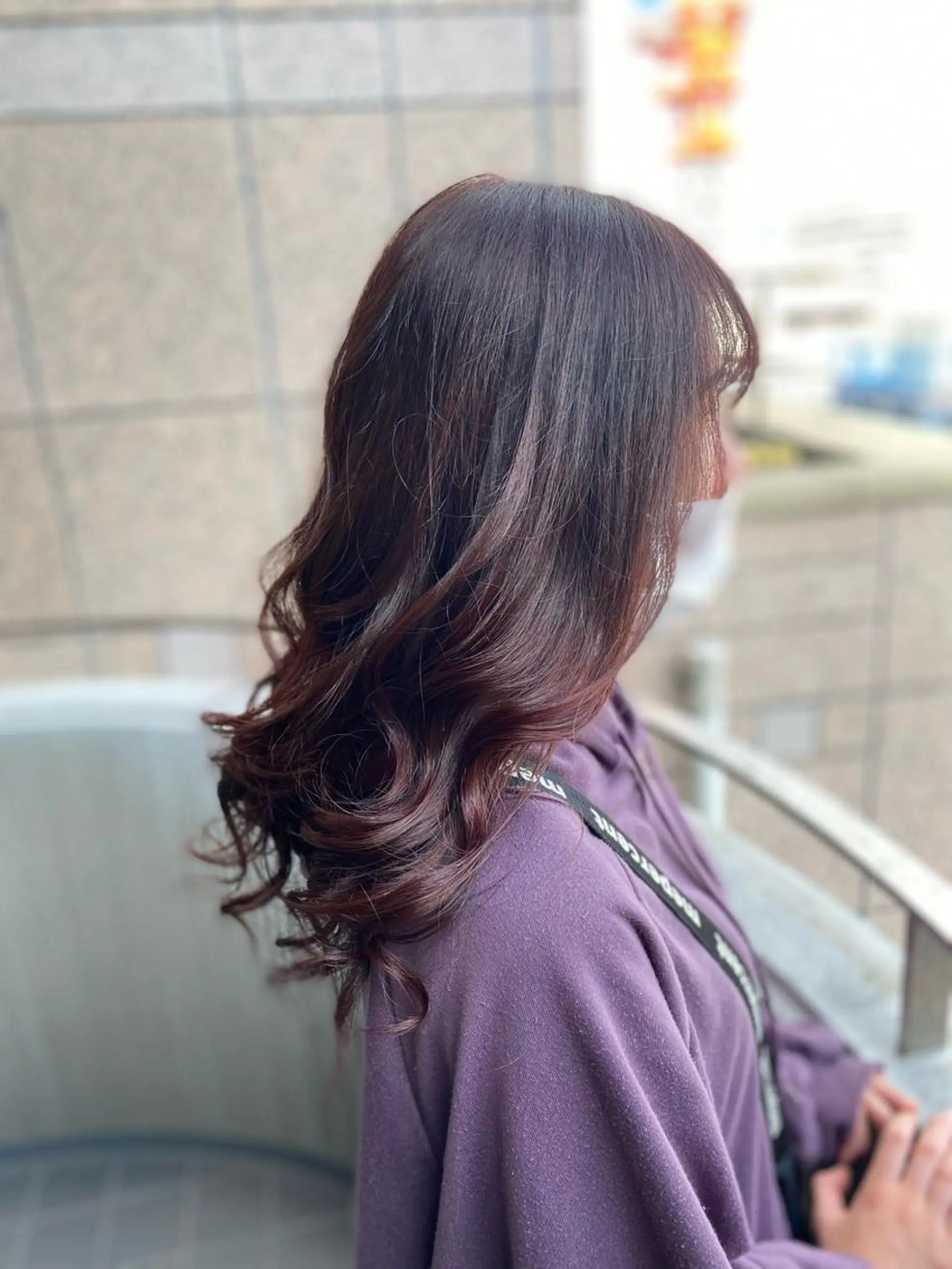 ロング カラー ヨシダ フミノリのヘアスタイル