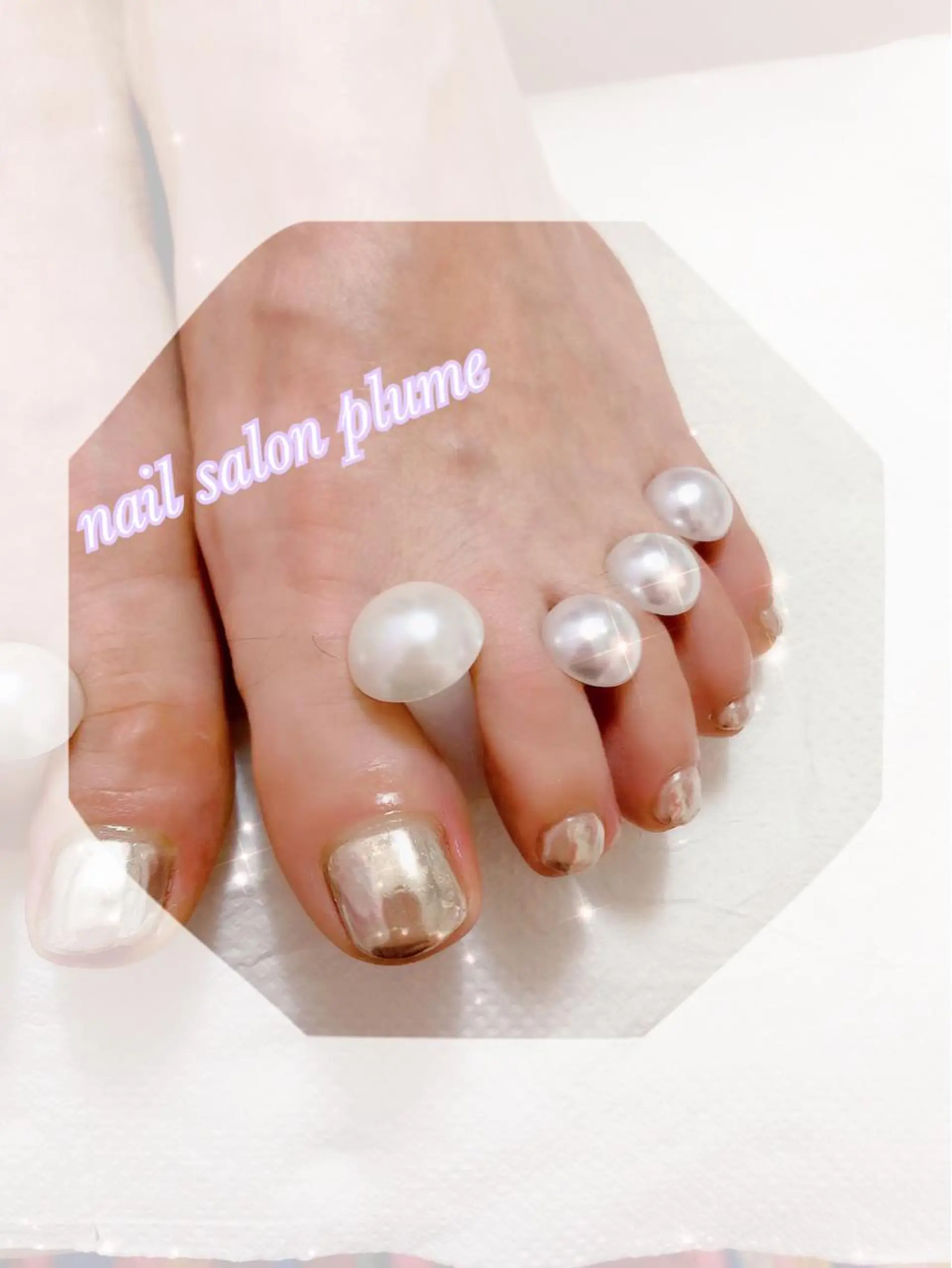 ネイル ミラーネイル plume nail ☆韓国ネイルのネイルデザイン