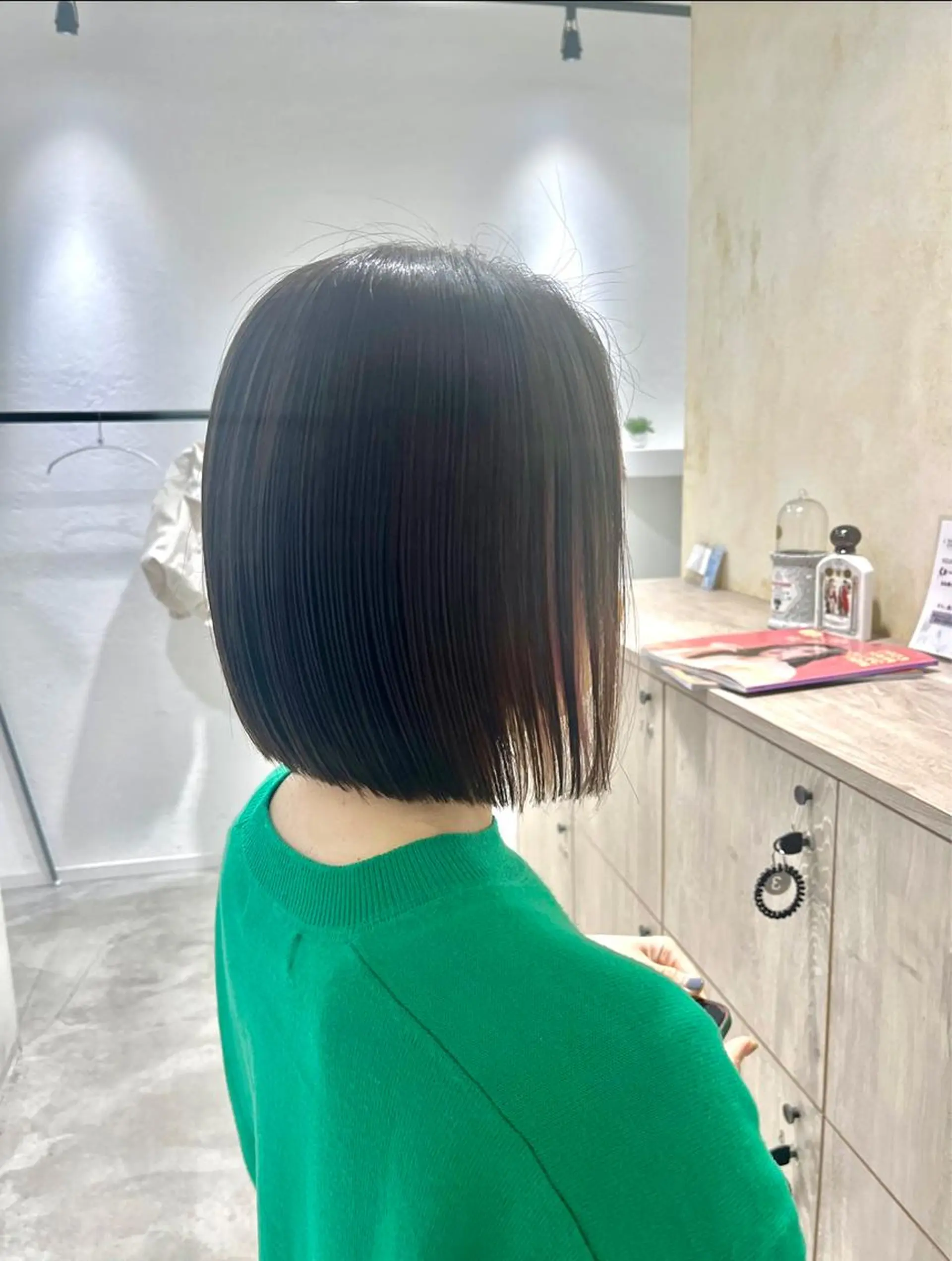 ショート カット 縮毛矯正 トリートメント ボブ/美髪矯正 /佐藤　奈巳のヘアスタイル