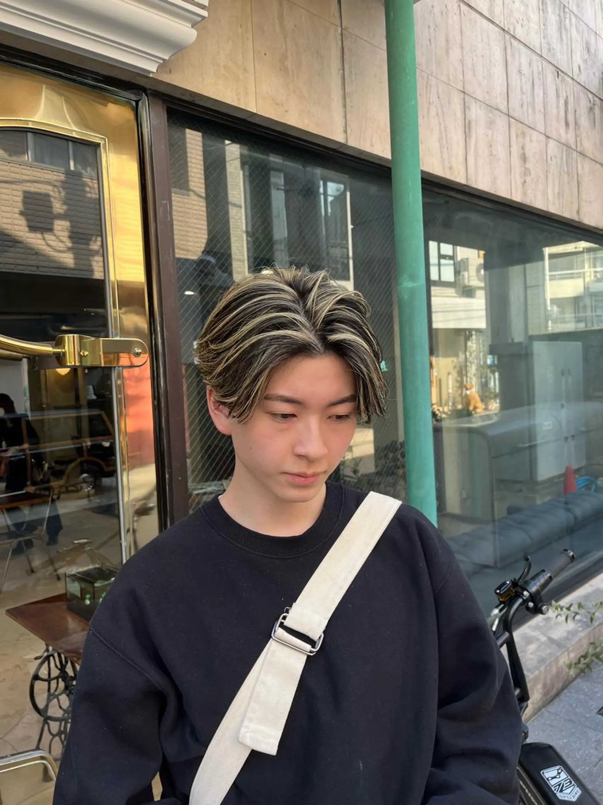 カラー メンズ メンズハイライト ハイライトカラー カット ヘアカラー トリートメント DX所属・✨メンズスタイル✨ Daiのヘアスタイル