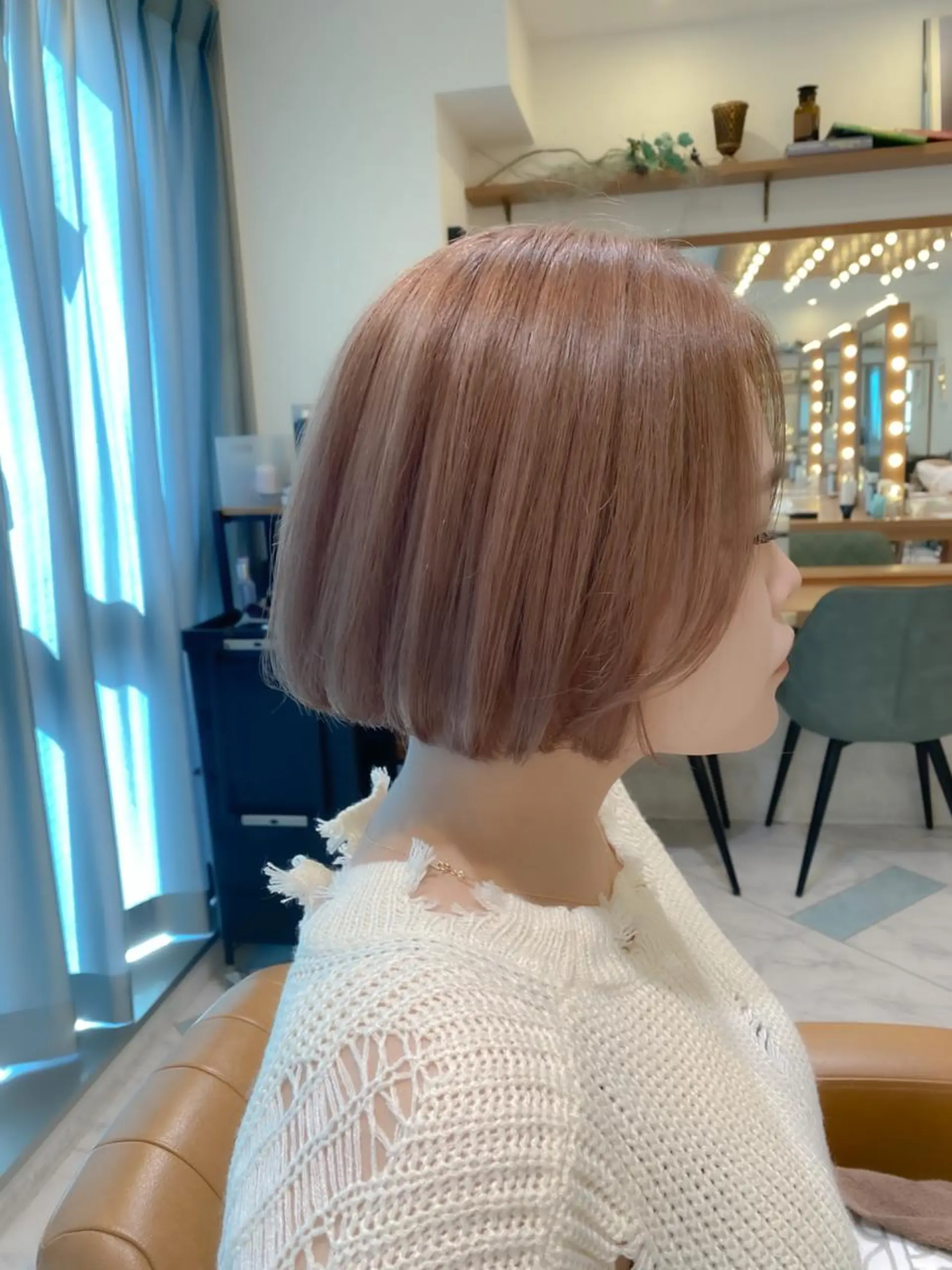 ショート ボブ レイヤーカット/艶カ ラー/chihiroのヘアスタイル