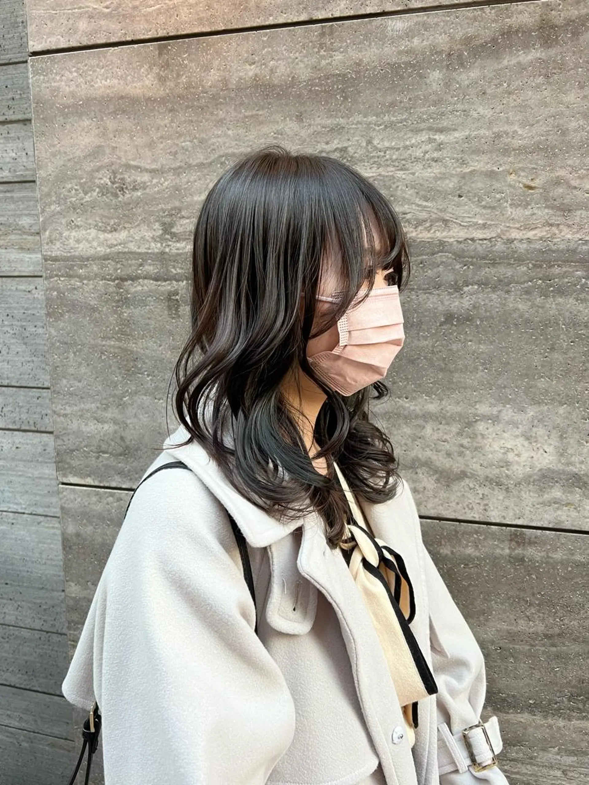 セミロング カラー fraise ginza所属・fraise 銀座 青木海都のヘアスタイル