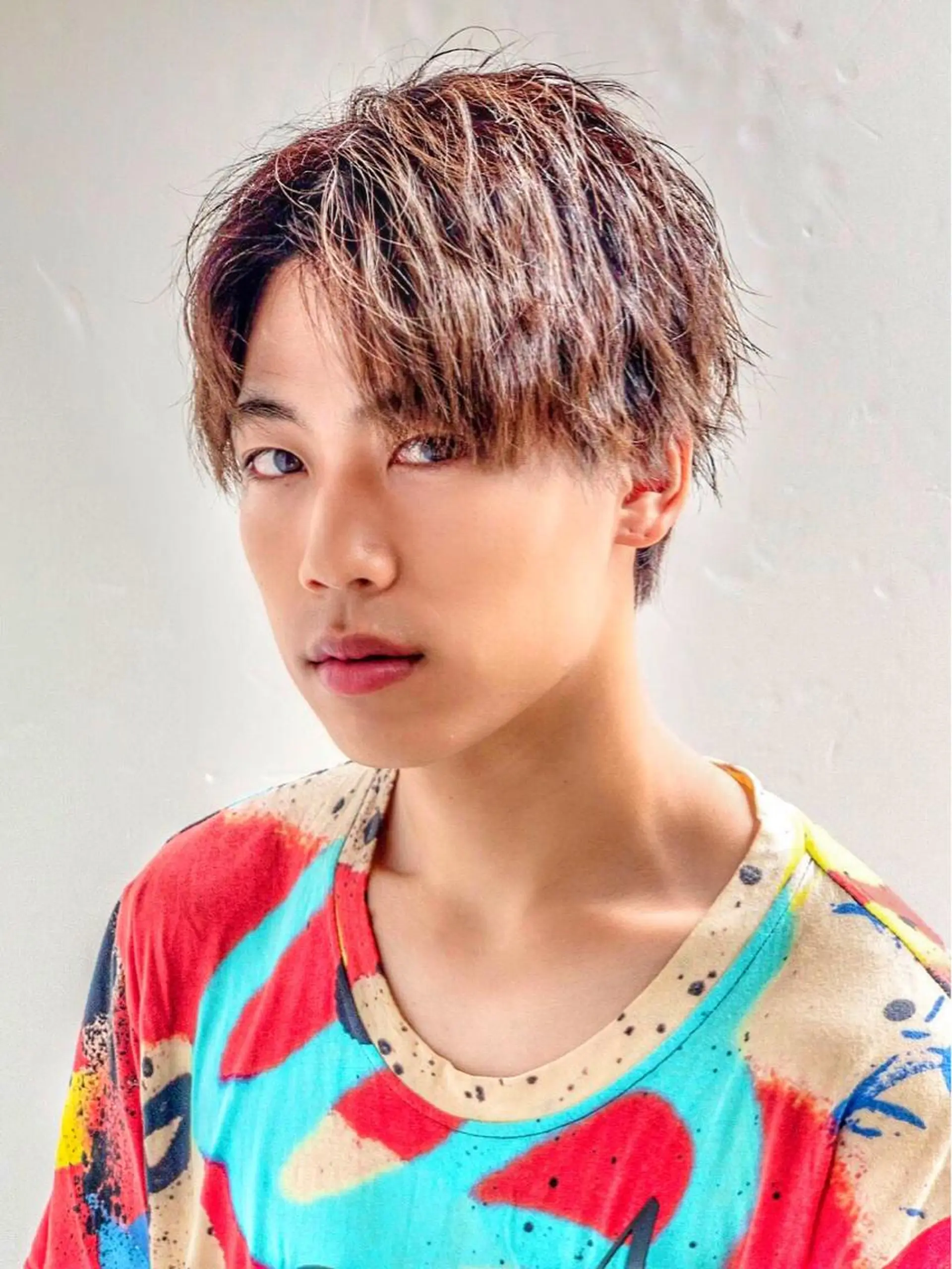 ショート カラー メンズ 美髪矯正 Rioのヘアスタイル