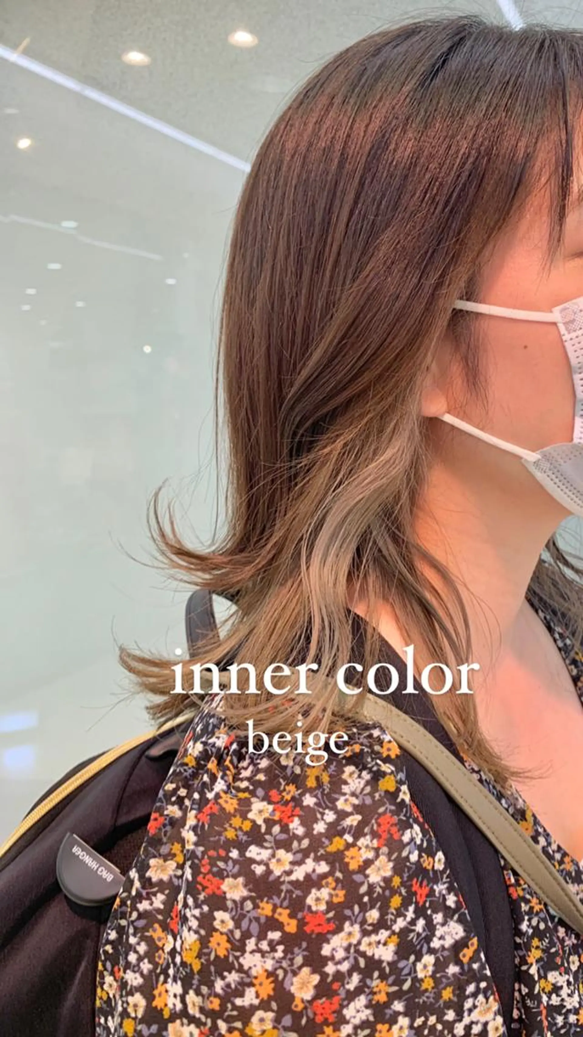 ミディアム カラー ヘアカラー トリートメント 似合わせカラー/艶 髪質改善/ヨシザキのヘアスタイル