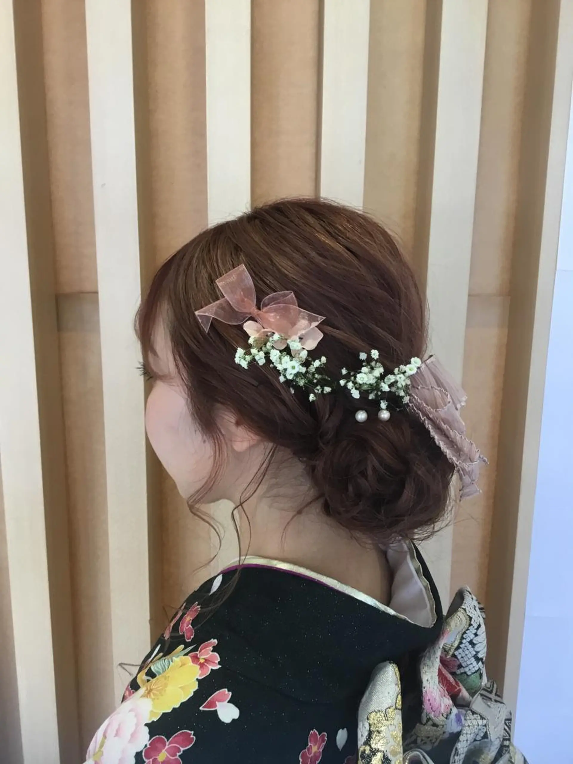 セミロング カラー ヘアカラー 永井 大希のヘアスタイル
