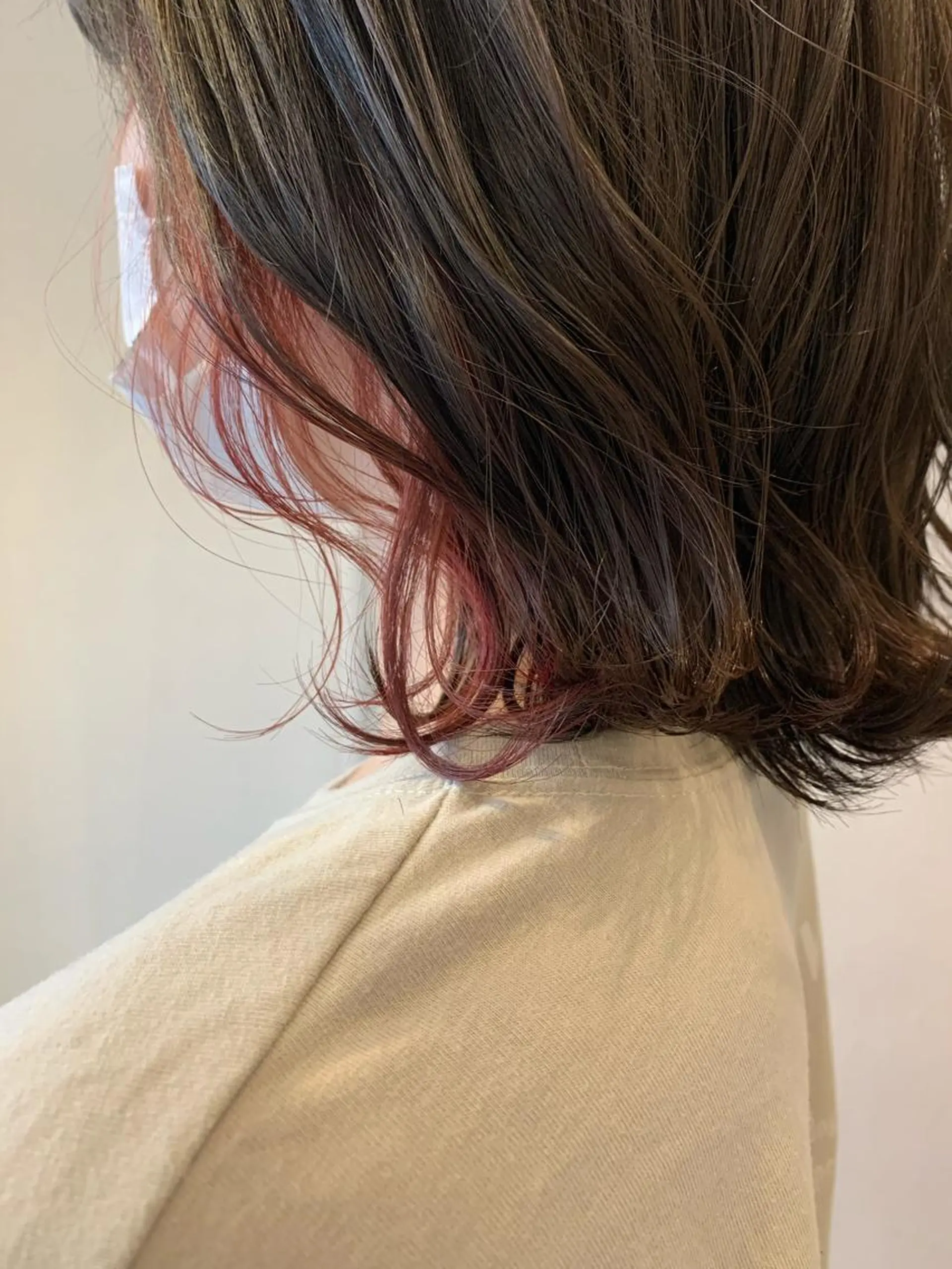 ショート カラー カット ヘアカラー トリートメント gotoday　shaire　saron所属・miu. ボブ/透け感カラーのヘアスタイル