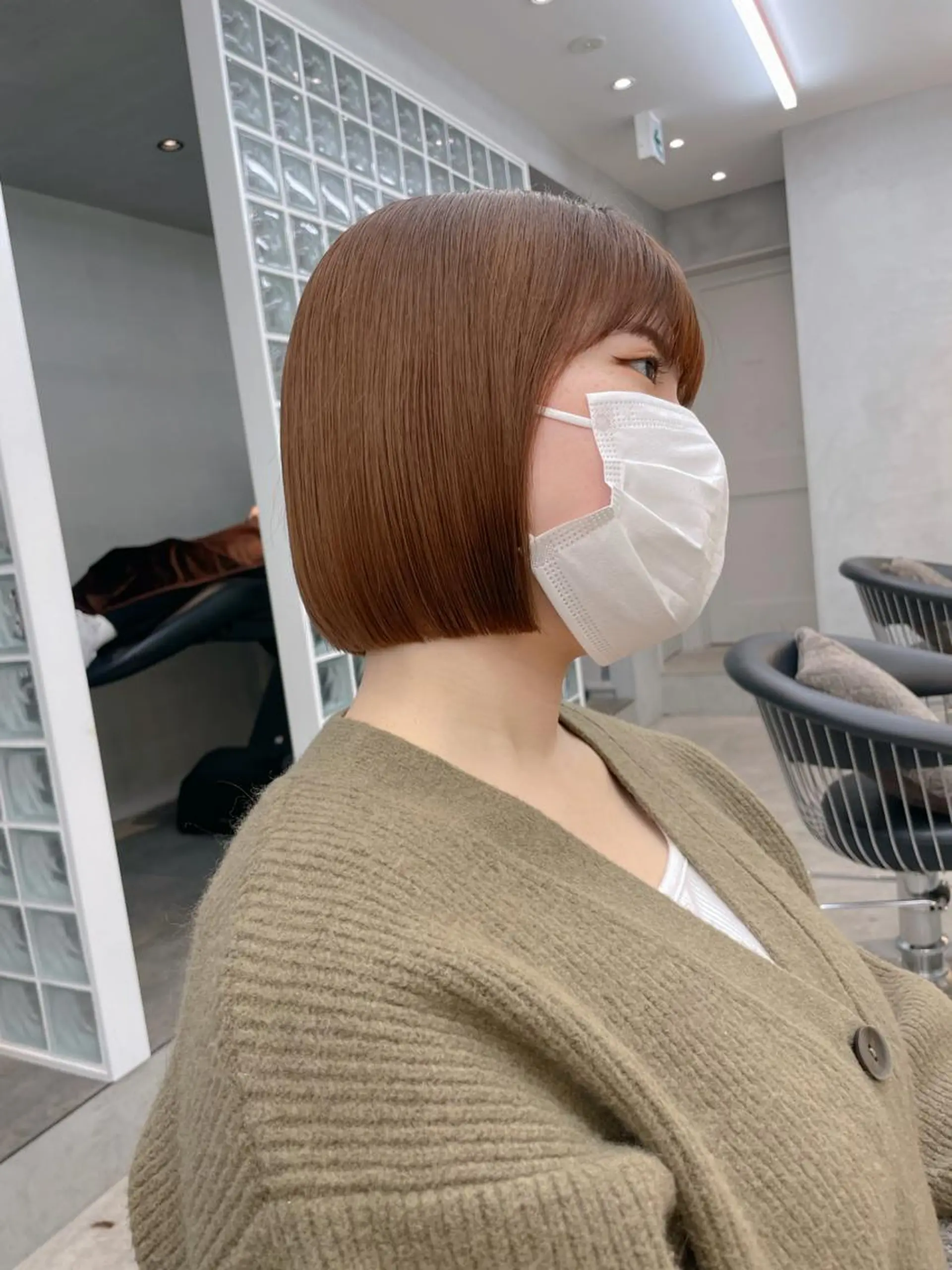 ショート Misaki /ボブ/縮毛矯正のヘアスタイル