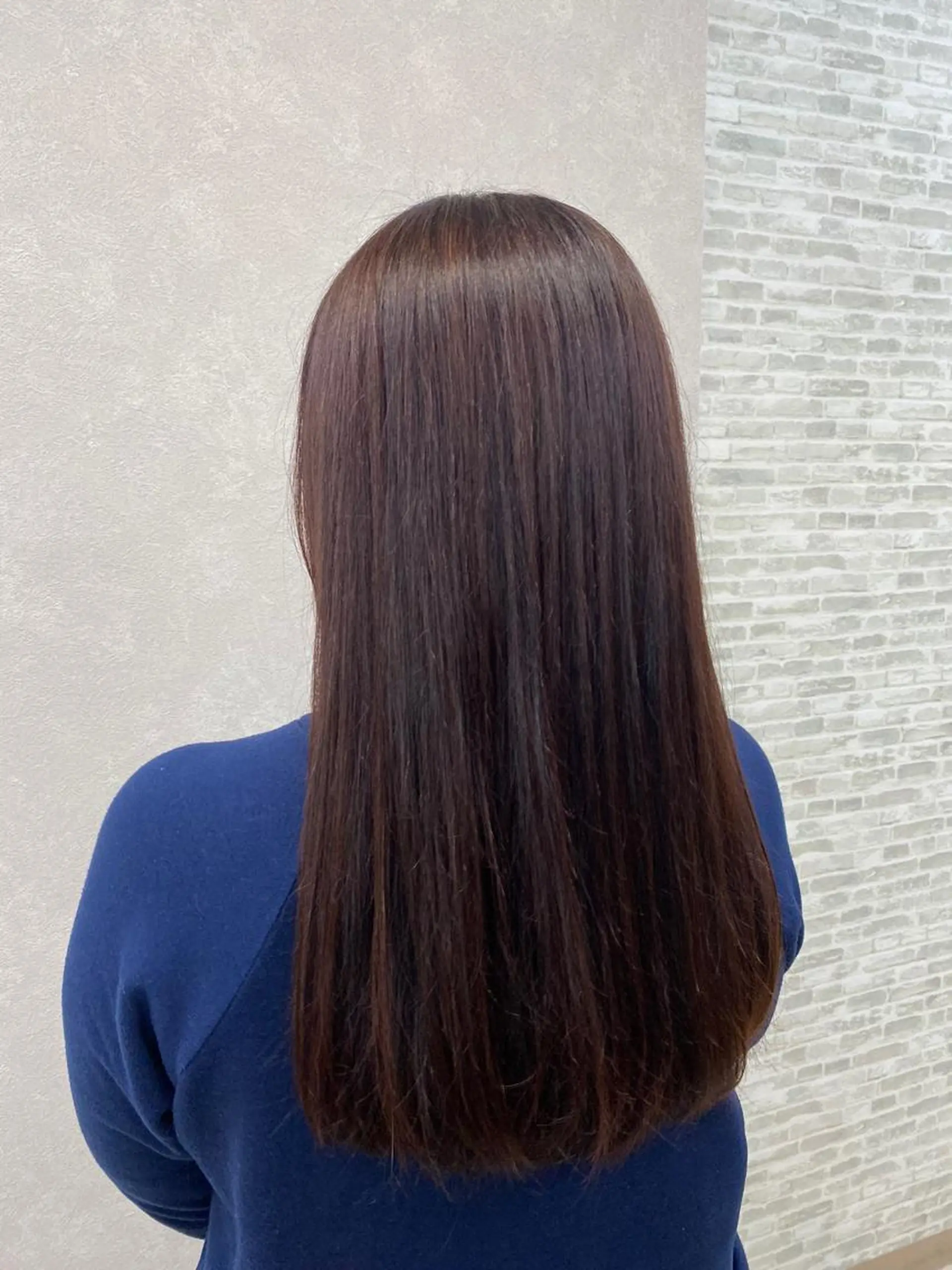 ロング カラー ブラウンカラー ピンクカラー ピンクブラウン full bloom所属・宮﨑 舞のヘアスタイル