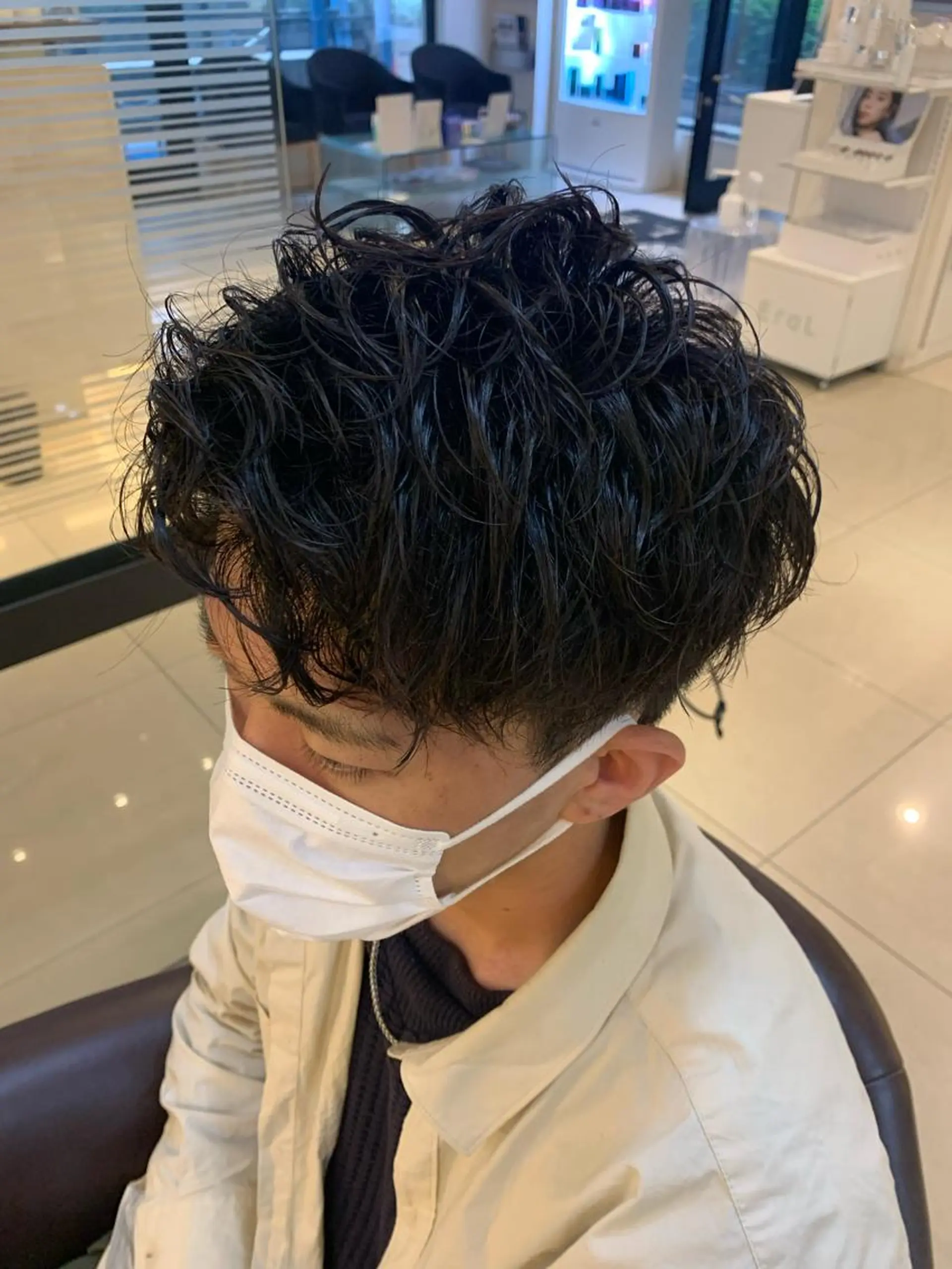 メンズ カット パーマ アキモト マサキ/ パーマ人気NO1のヘアスタイル