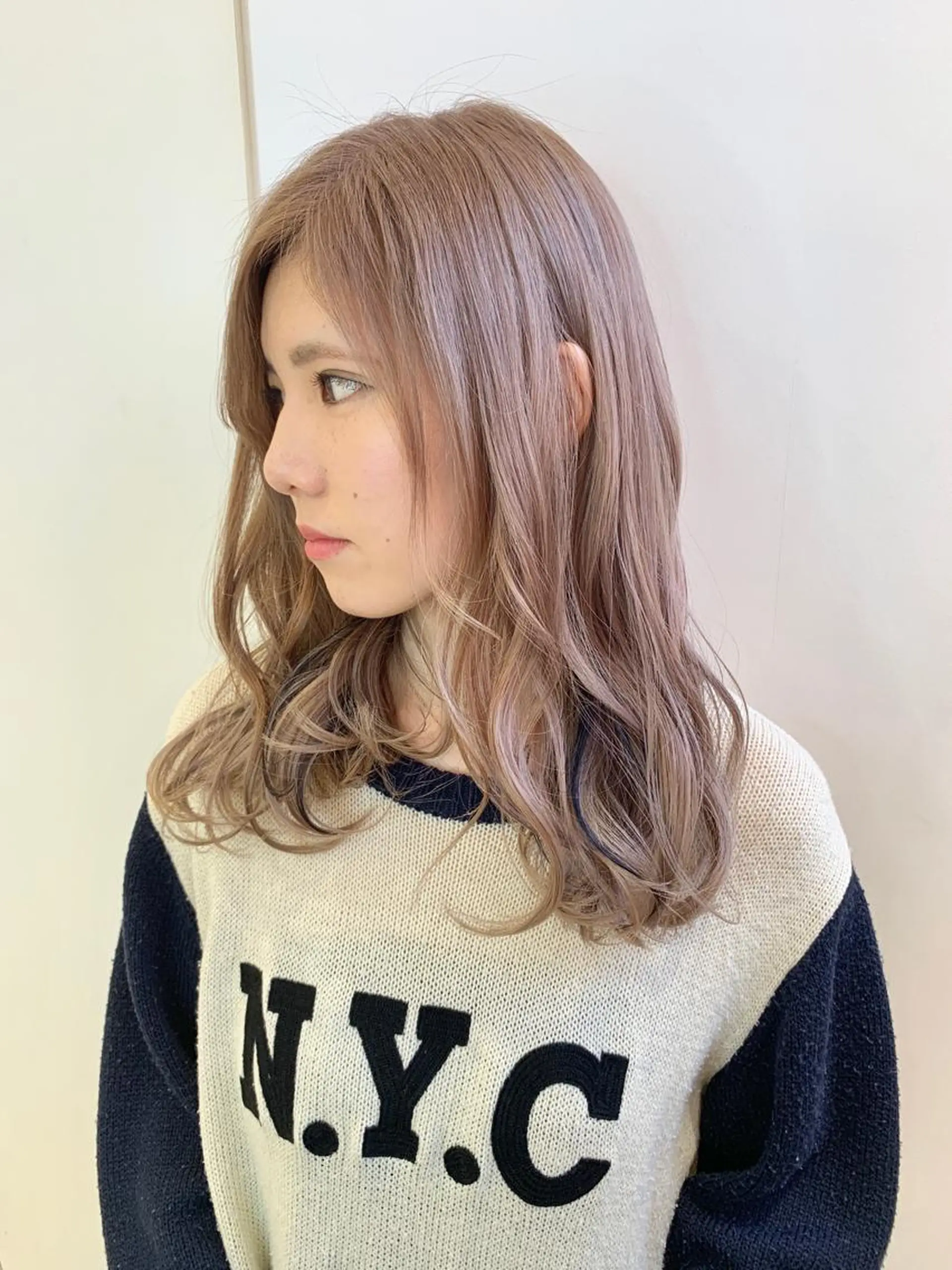 ロング カラー ブリーチ ケアブリーチ カット ヘアカラー Le'a渋谷所属・インナーエクステ渋谷 🦋KAJIのヘアスタイル