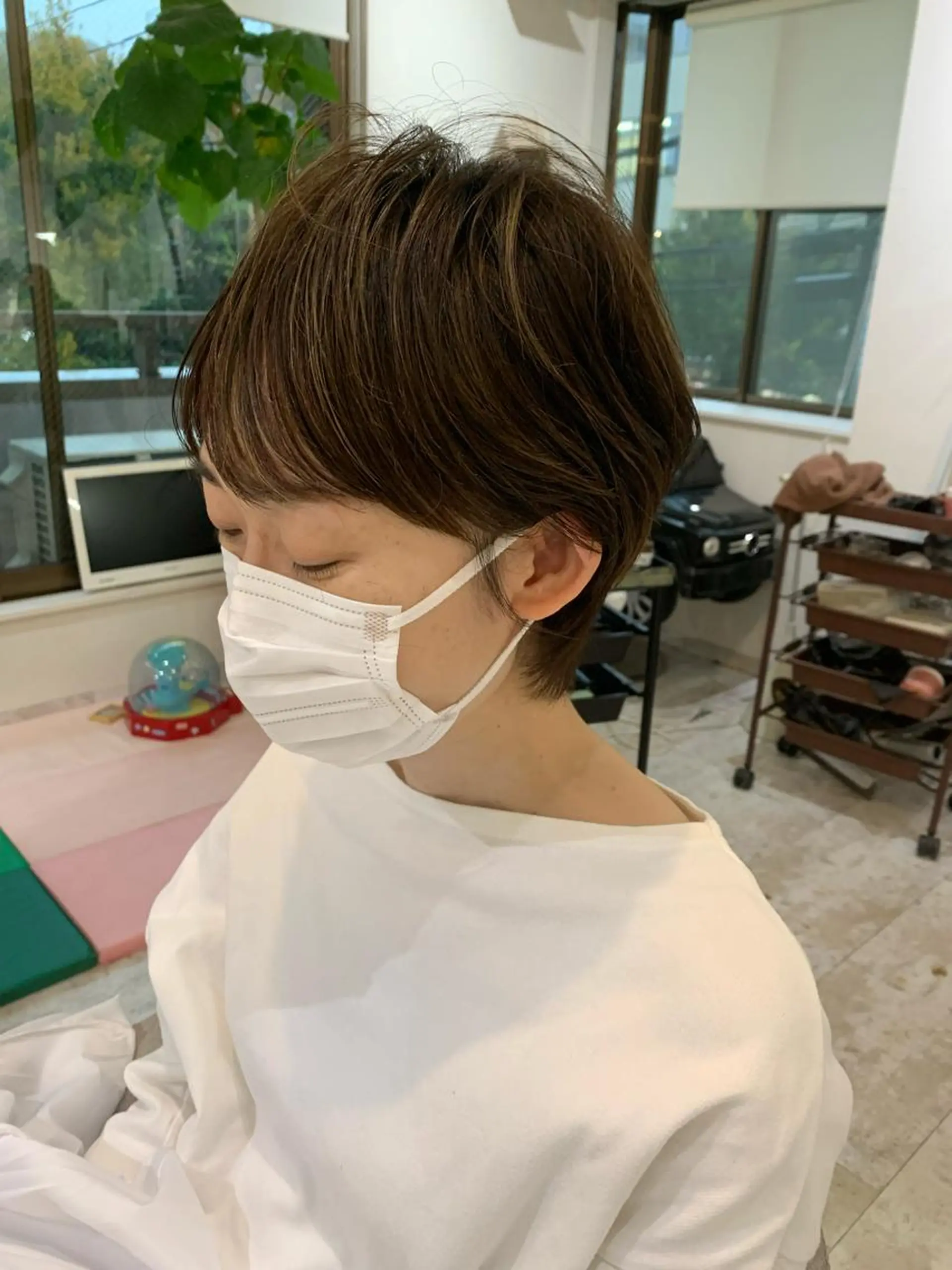 ショート カラー 再現性ショートボブ 木又克美のヘアスタイル