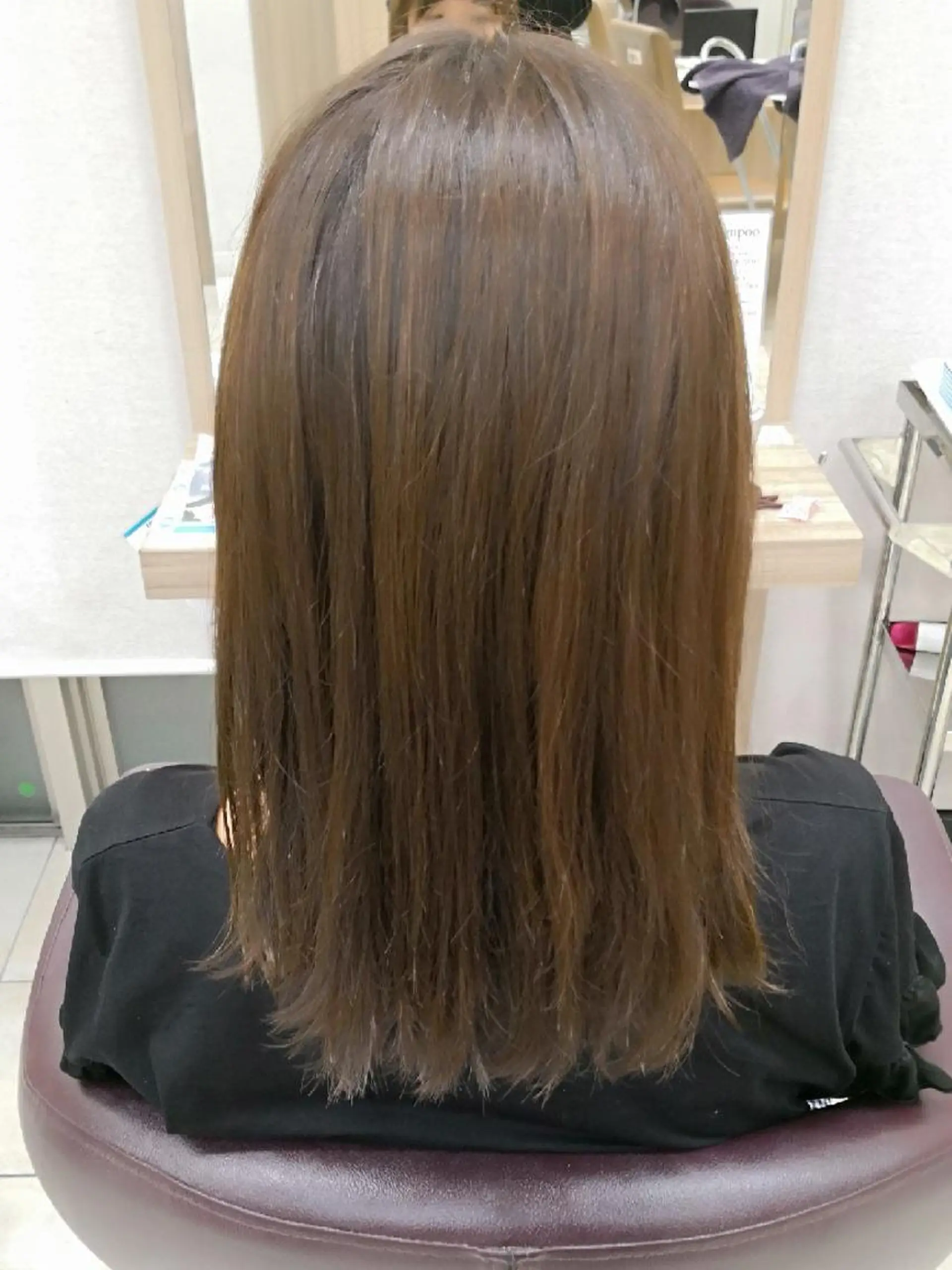 セミロング 🩶ハイライトカラー 🩶ASH西葛西鈴木のヘアスタイル