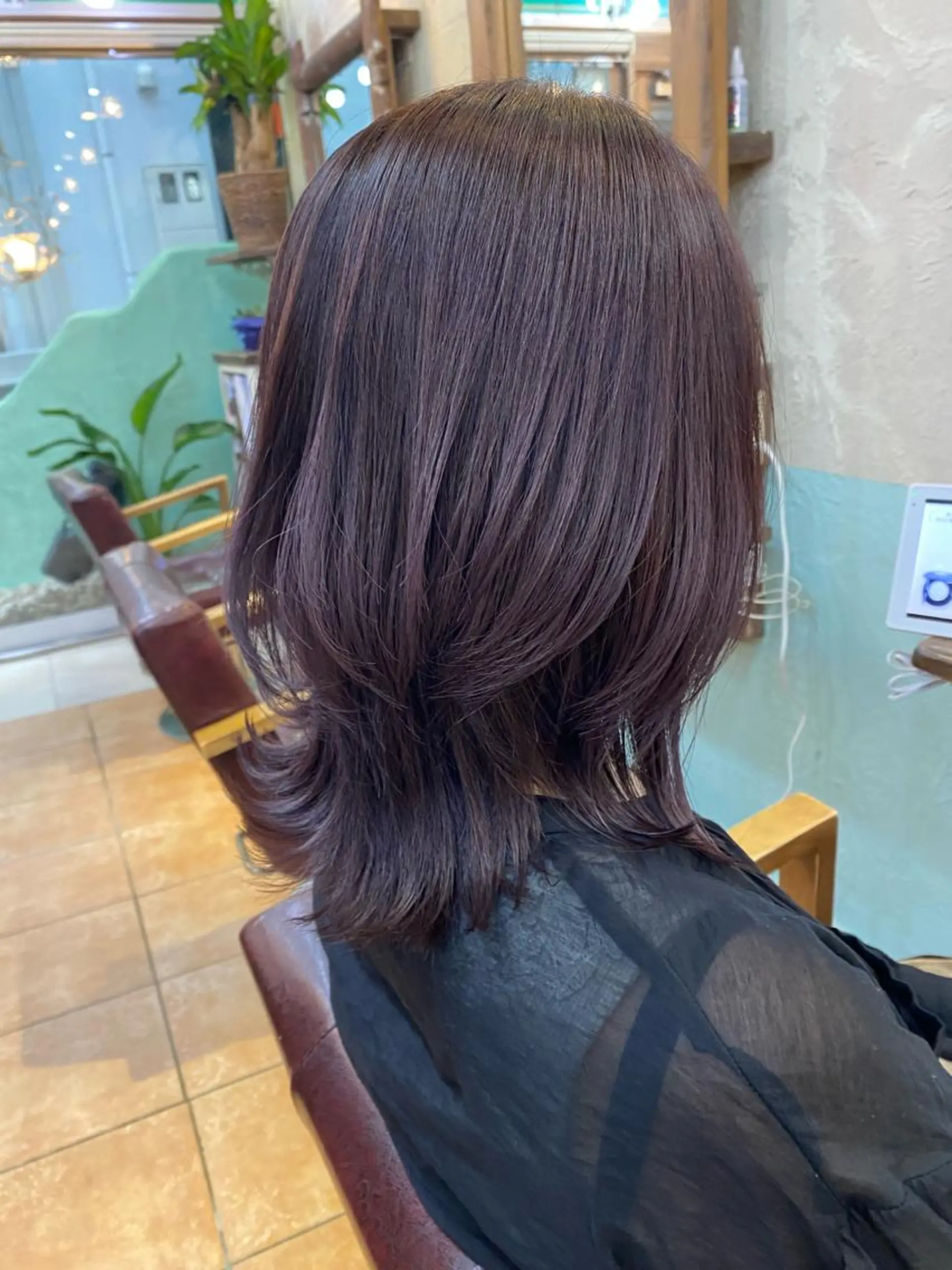 ミディアム カラー ブリーチ ラベンダーカラー 🎀ブリーチなし 透明感🎀yuhiのヘアスタイル