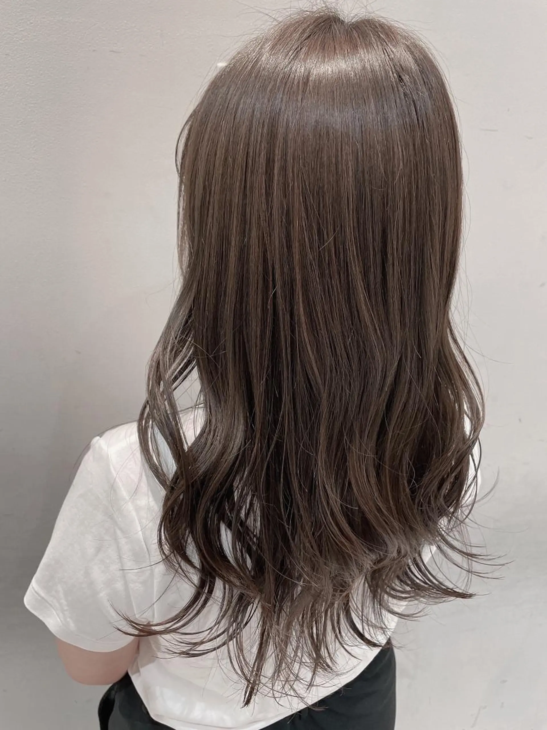 セミロング カラー グレージュ カット ヘアカラー トリートメント 🦖鶴岡香純🦖 産休中のヘアスタイル