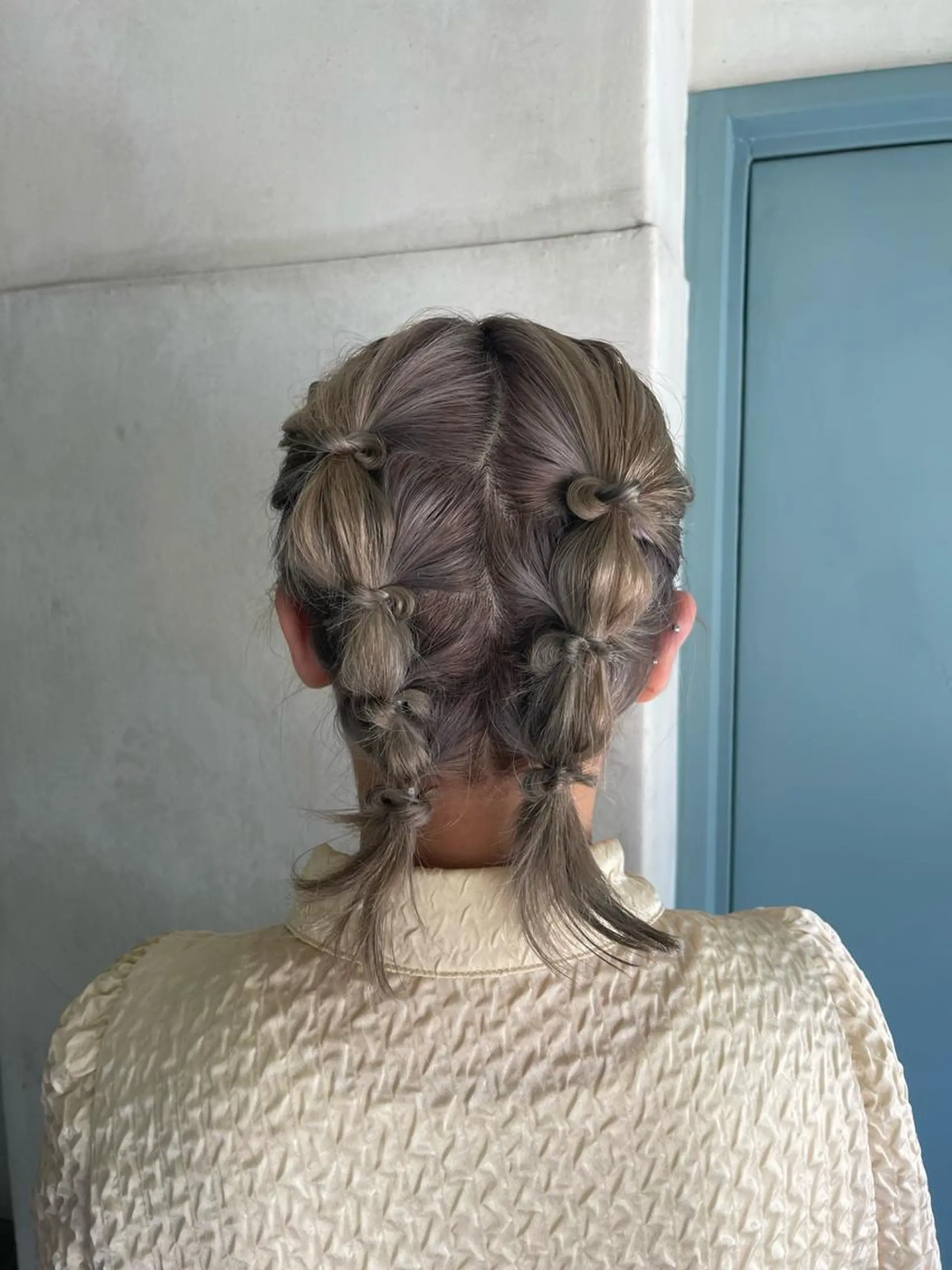 ミディアム ヘアアレンジ 原 瑞希のヘアスタイル