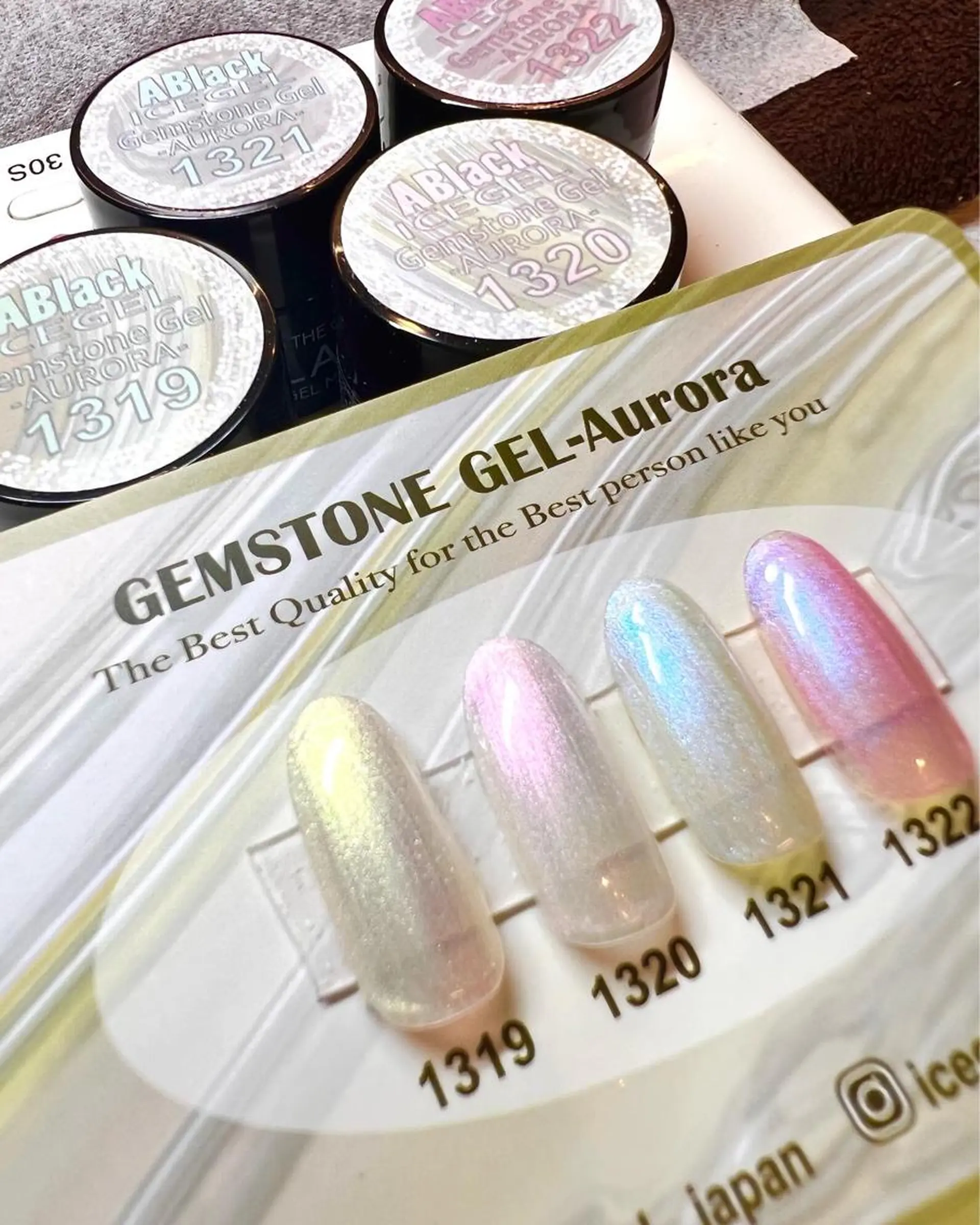 ネイル アートネイル オーロラネイル ジェルネイル 韓国ネイル ロングネイル ハンドネイル clover nailのネイルデザイン