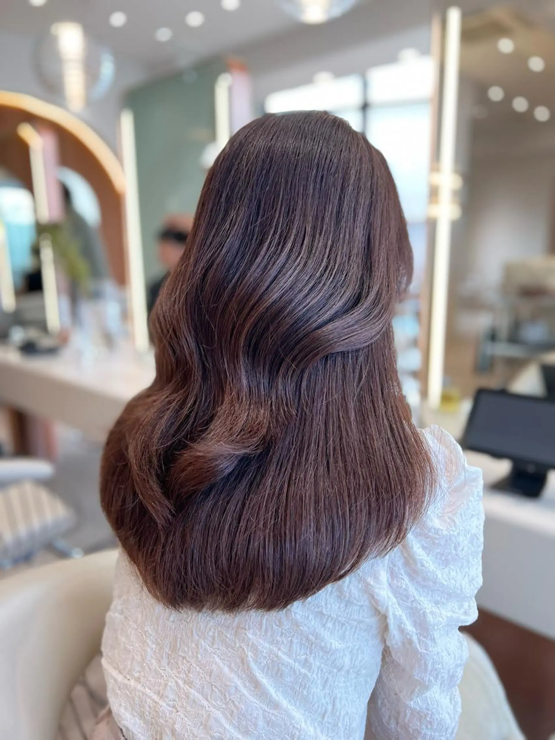 ロング カラー イルミナカラー 韓国風ヘア レイヤーカット カット ヘアカラー トリートメント ヘアセット 韓国レイヤー🇰🇷 韓国研修◎渋谷カイトのヘアスタイル