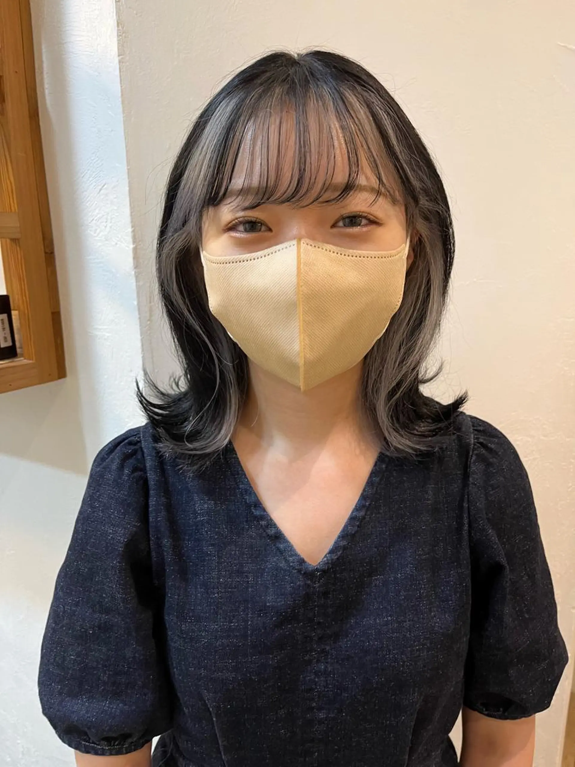 ミディアム カラー ヘアアレンジ メンズ メンズブリーチ メンズハイライト メンズハイトーン メンズインナーカラー ブリーチ GO TODAY シェアサロン 表参道Flos店所属・nishi fuyumiのヘアスタイル