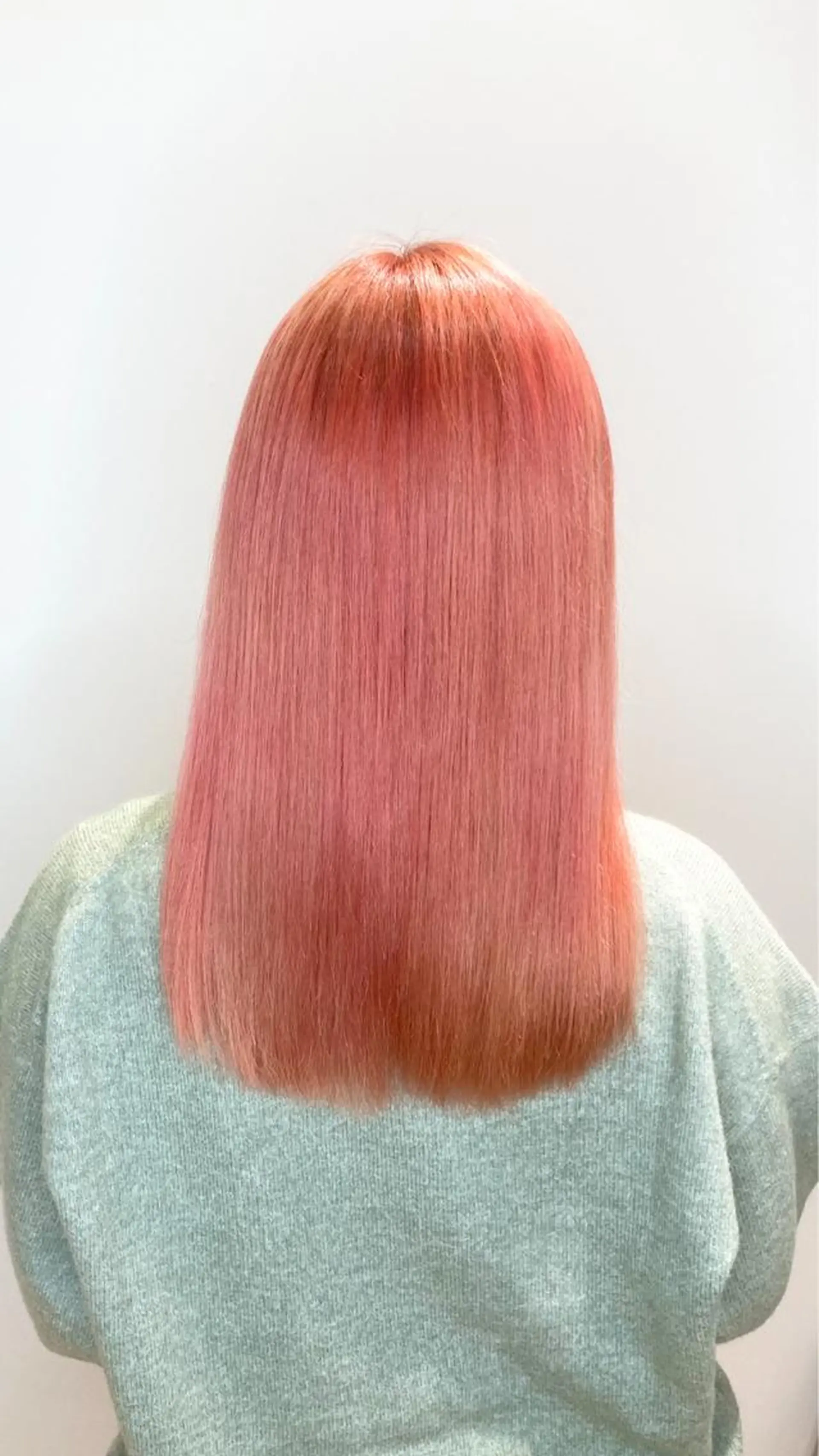 カラー ブリーチ オレンジ GOTODAY シェアサロン梅田NU茶屋町店所属・髪質改善/艶カラー 縮毛矯正/みほのヘアスタイル