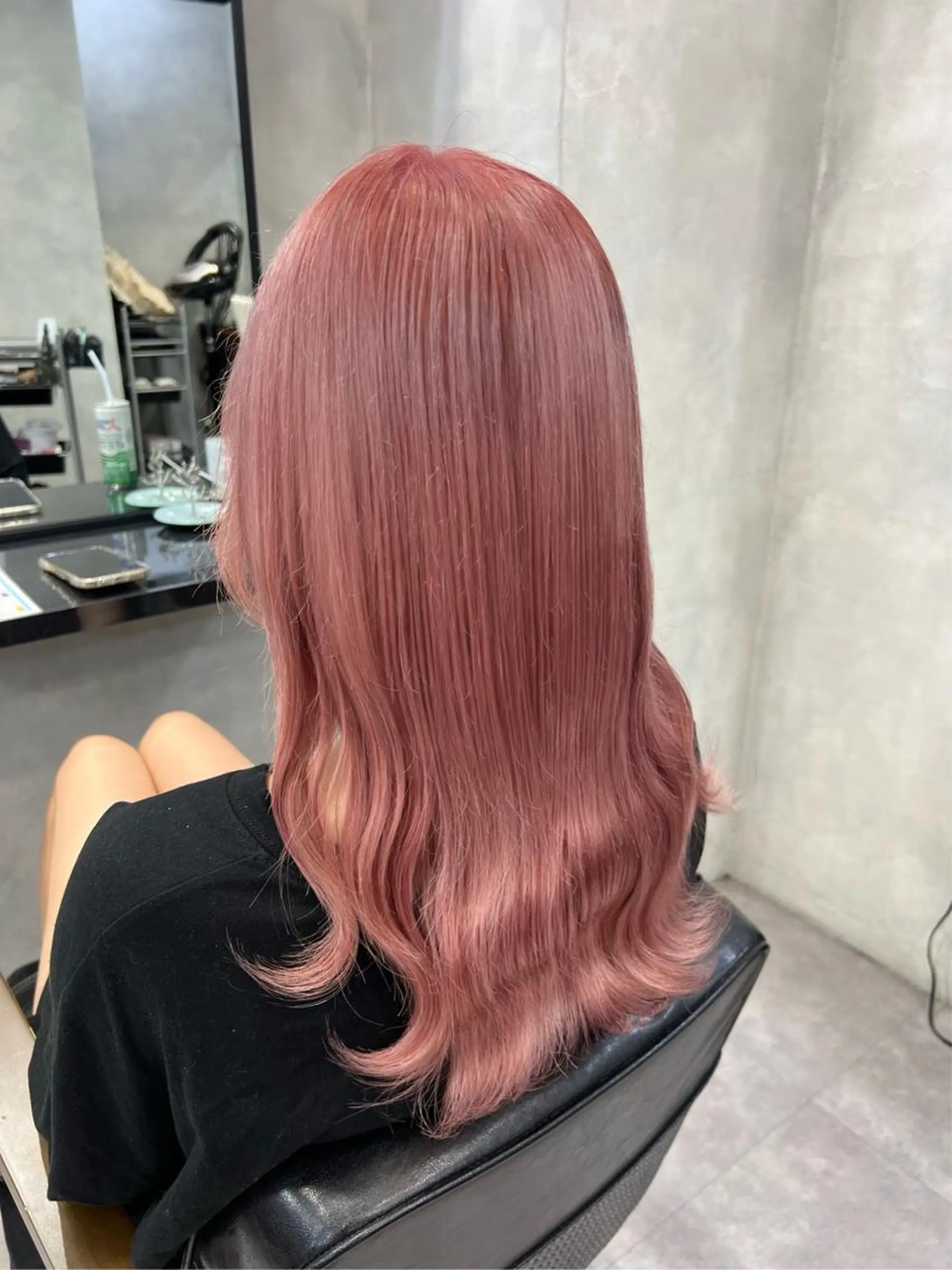 セミロング カラー ヘアアレンジ シールエクステ アッシュ バレイヤージュ ベージュカラー 黒髪 エクステ ar+ ❤︎ maiのヘアスタイル