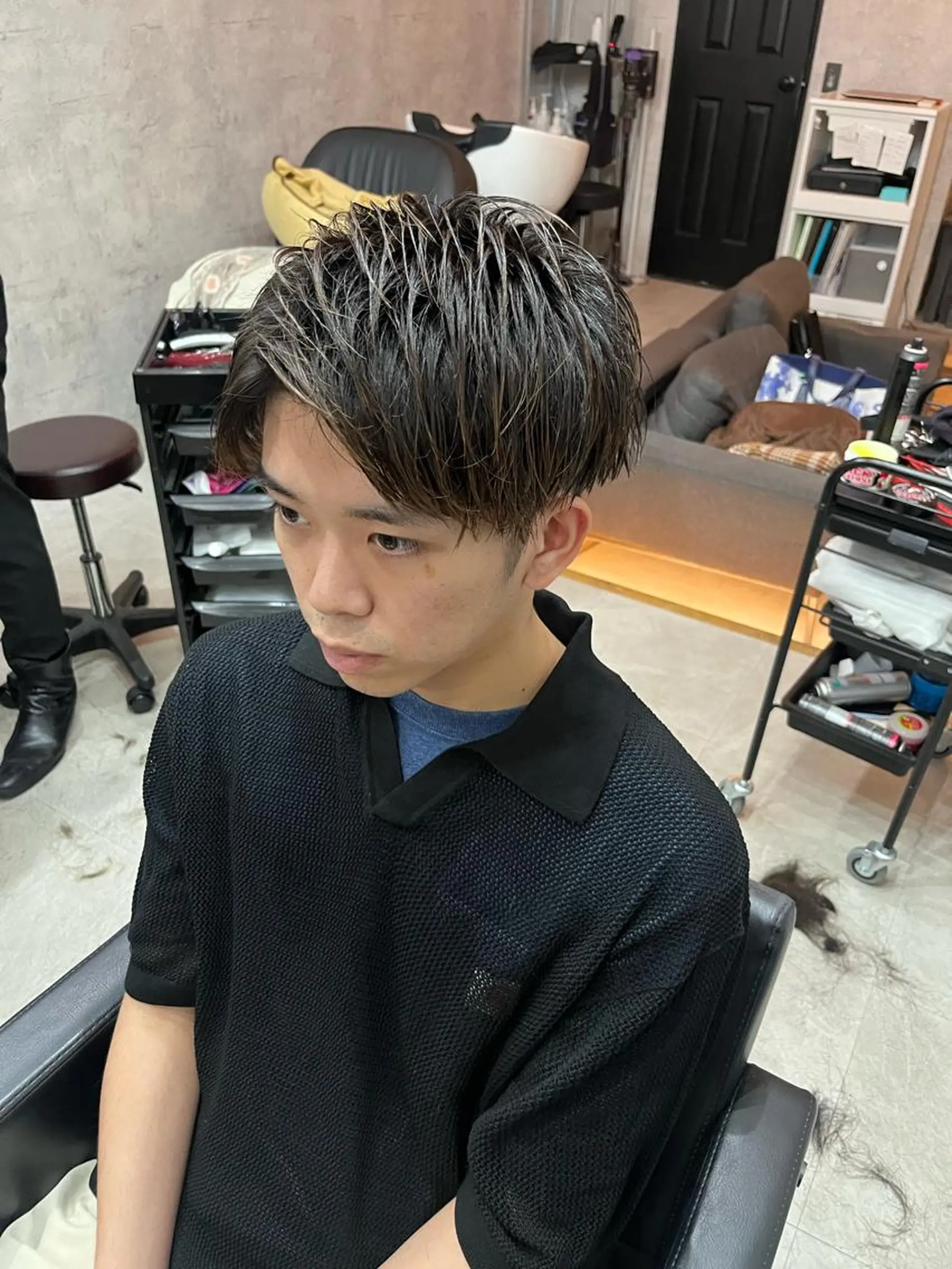 ショート メンズ 鹿児島 TSUBASAのヘアスタイル