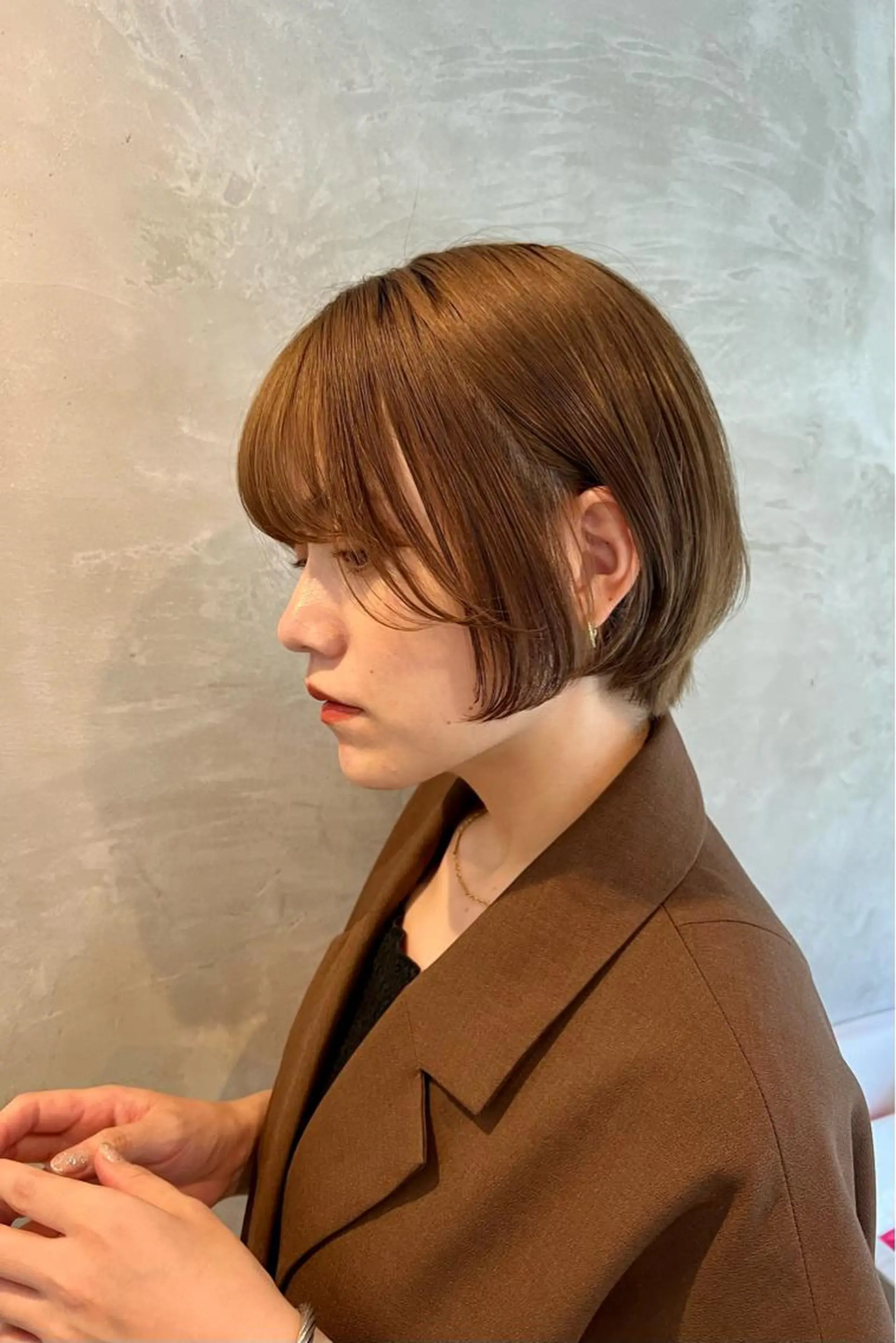 ショート パーマ 工藤 梨花のヘアスタイル