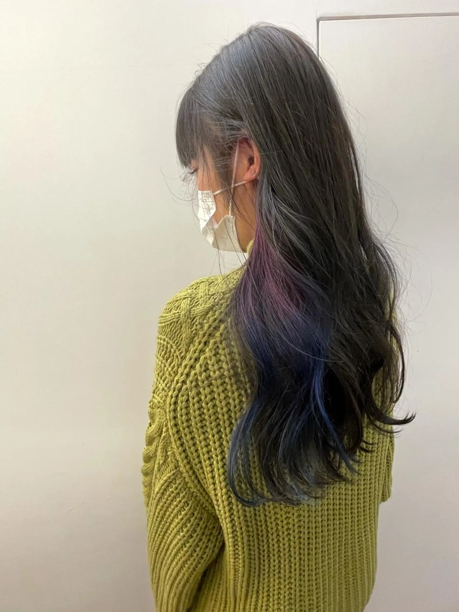 ロング ブリーチ毛矯正.髪質 改善.髪にドラマをのヘアスタイル