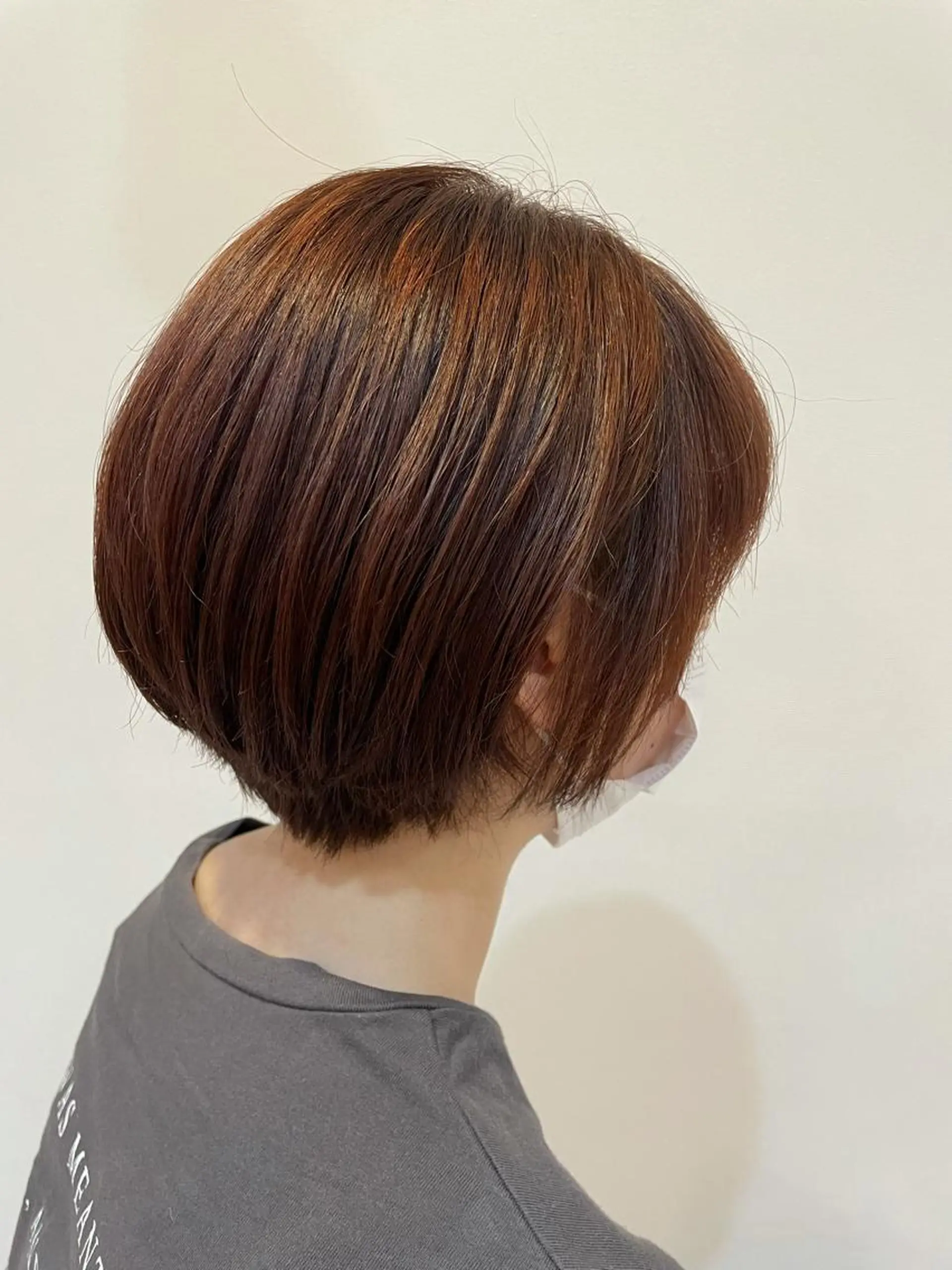 ショート カラー ショートボブ ボブ ショートヘア 土屋 桃佳のヘアスタイル