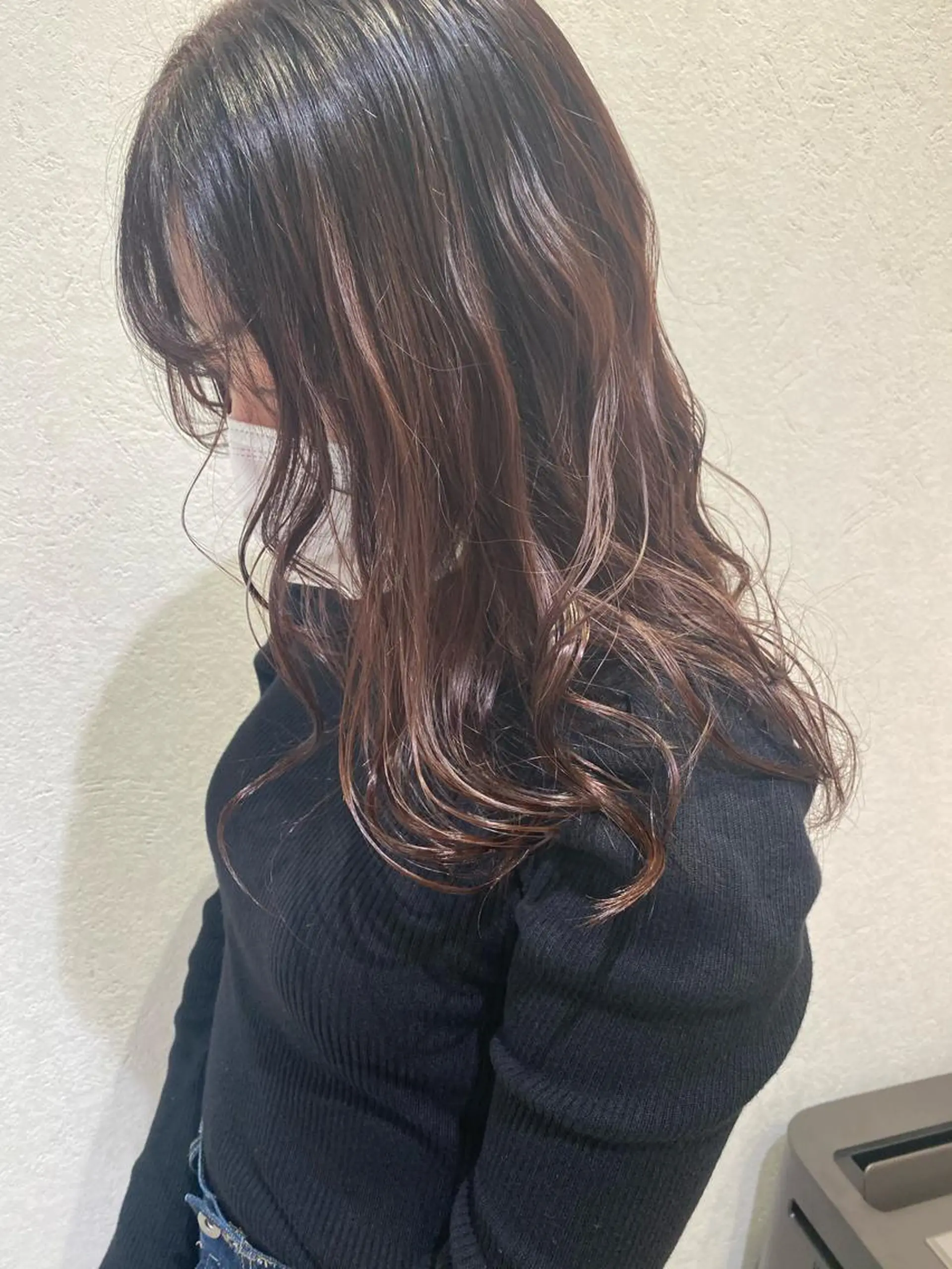 セミロング カラー ヘアアレンジ ヘアカラー トリートメント ヘッドスパ パーマ指名No1 /namiのヘアスタイル