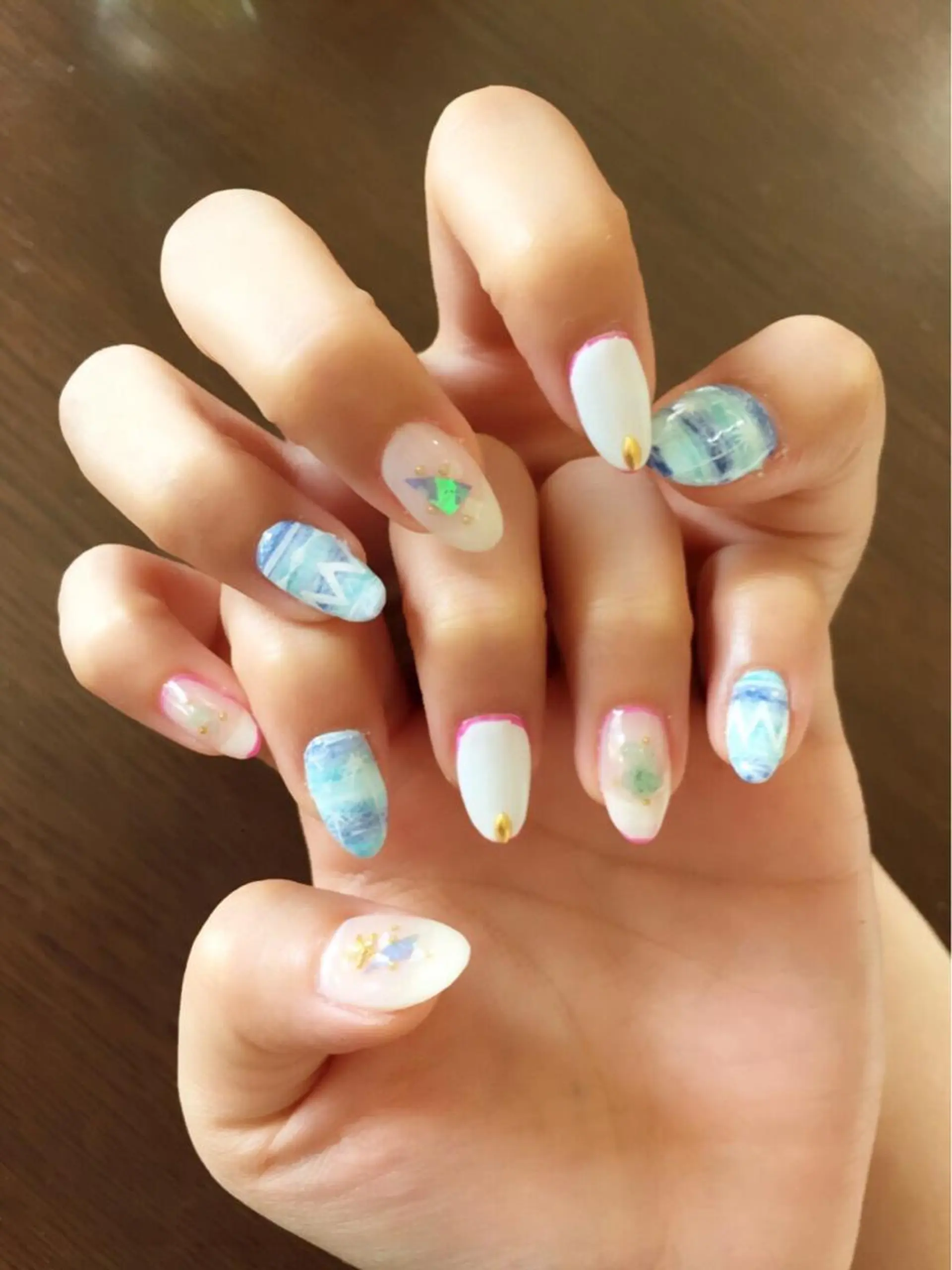 ネイル ツメトマツゲ .のネイルデザイン