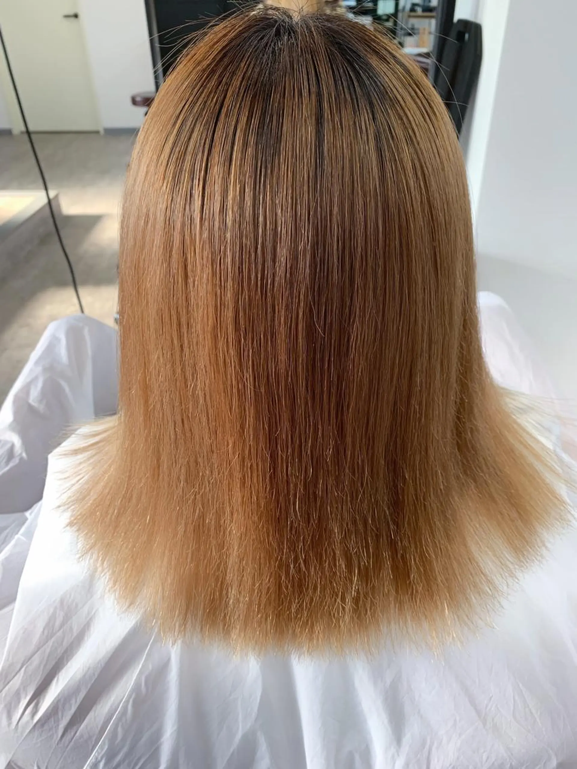 セミロング カット 縮毛矯正 トリートメント 🥇近藤 恭輔🥇 Recharme新保のヘアスタイル