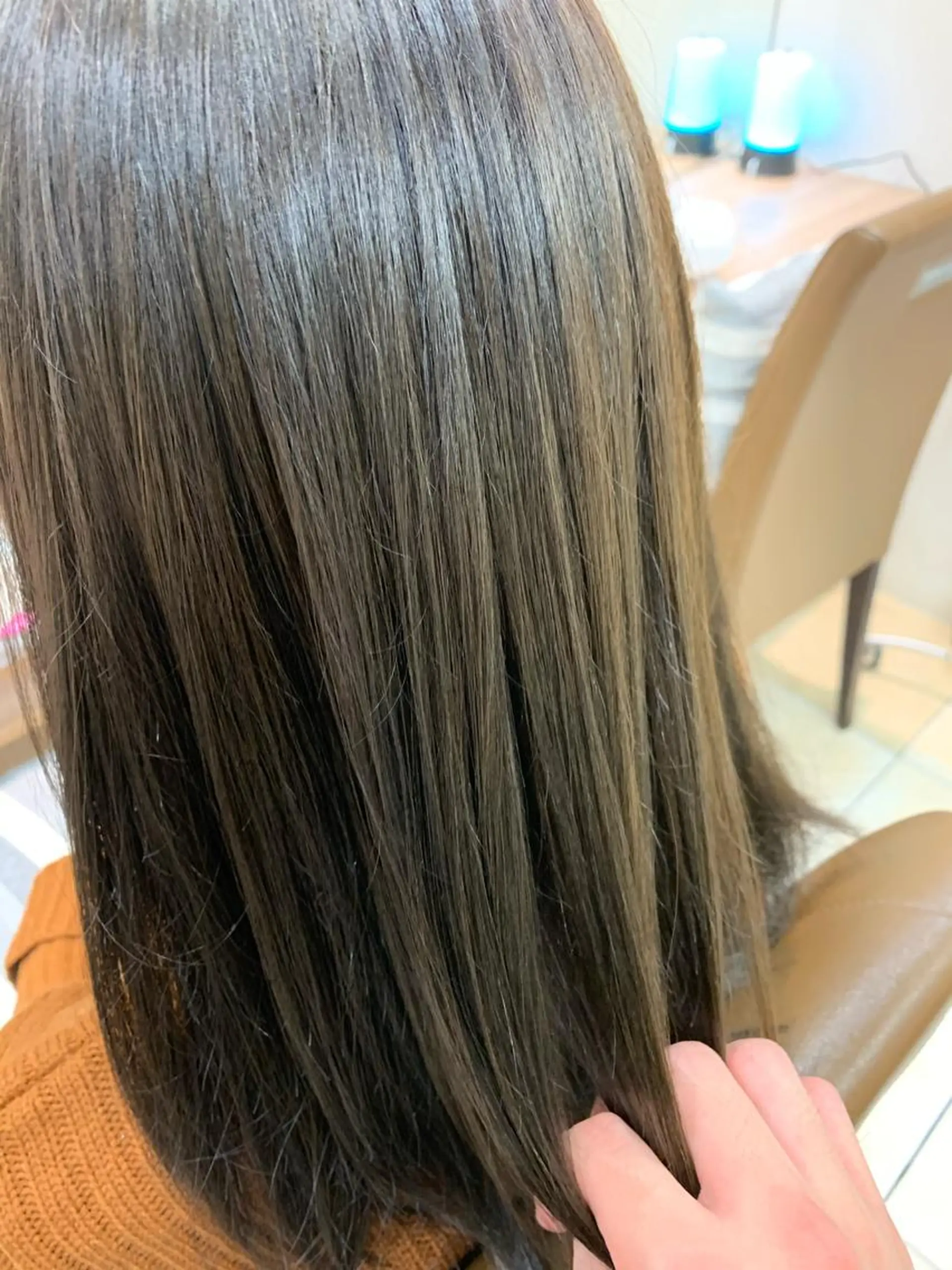セミロング 韓国ヘア/レイヤー 🇰🇷/艶髪/長橋のヘアスタイル