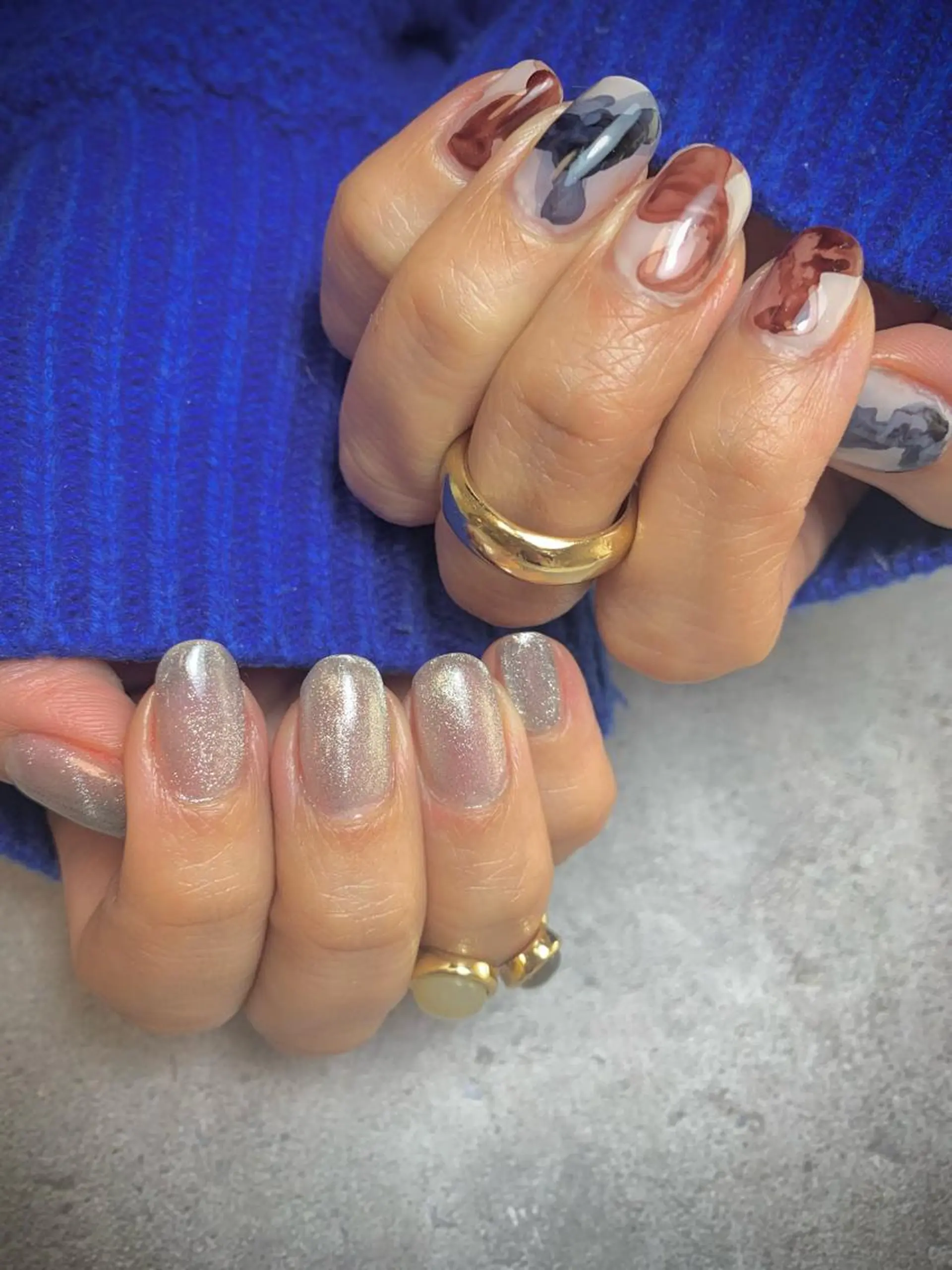 ネイル アートネイル マグネットネイル ハンドネイル ハンドケア Eden　private nail saron所属・Eden ♾️のネイルデザイン