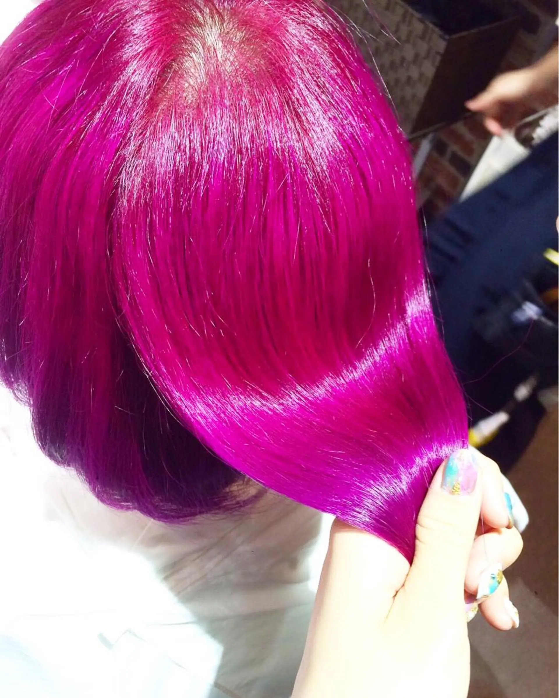 ショート ミディアム セミロング カラー ピンクカラー パープルカラー Men's BIRTH by happiness 梅田中崎町店所属・メンズ特化美容師 カラー専門ぺーターのヘアスタイル