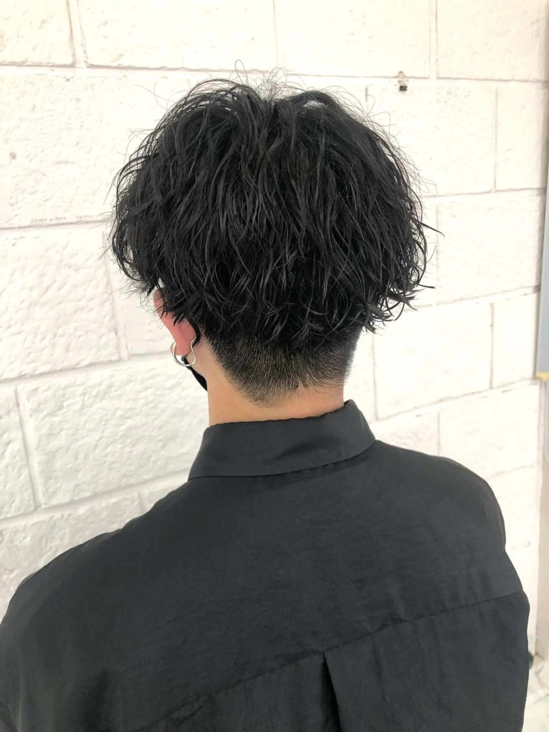 パーマ メンズ カット パーマ NeF所属・miku🌿‬ メンズバレイヤージュのヘアスタイル