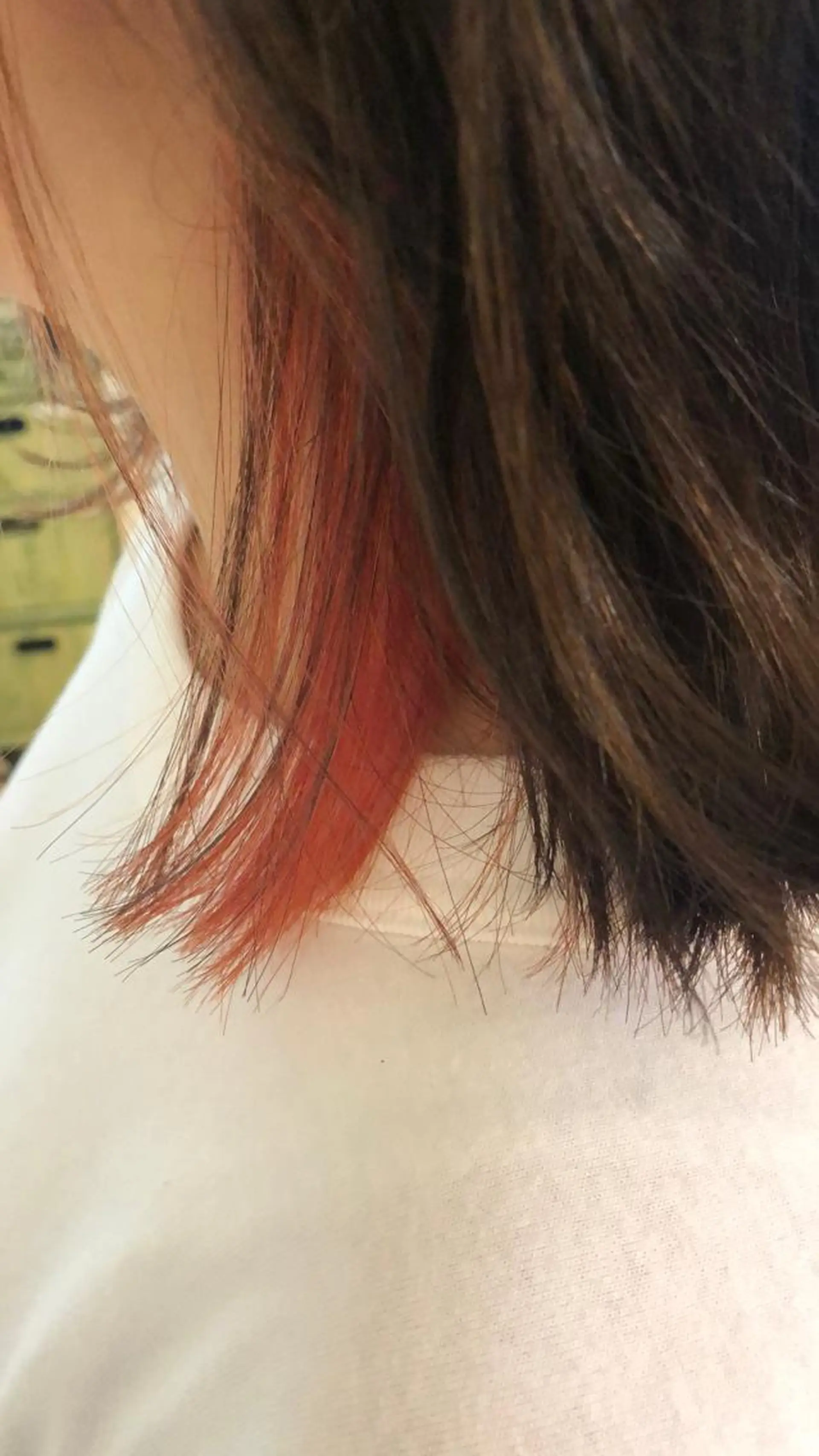 ミディアム カラー インナーカラー 韓国hair ·͜· watanabeのヘアスタイル