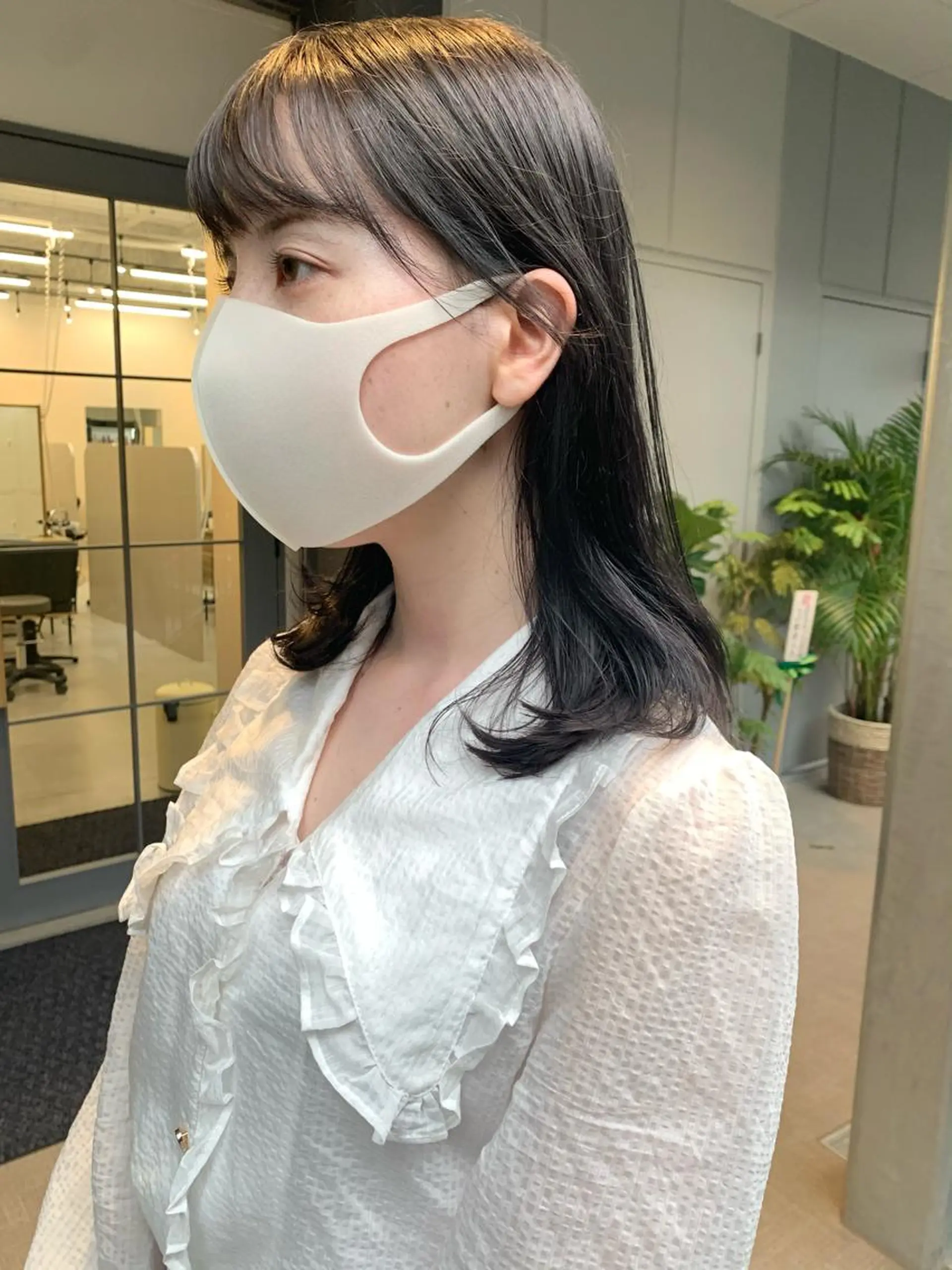 ミディアム カラー ヘアカラー 樫原裕二 /柔らかいカラーのヘアスタイル