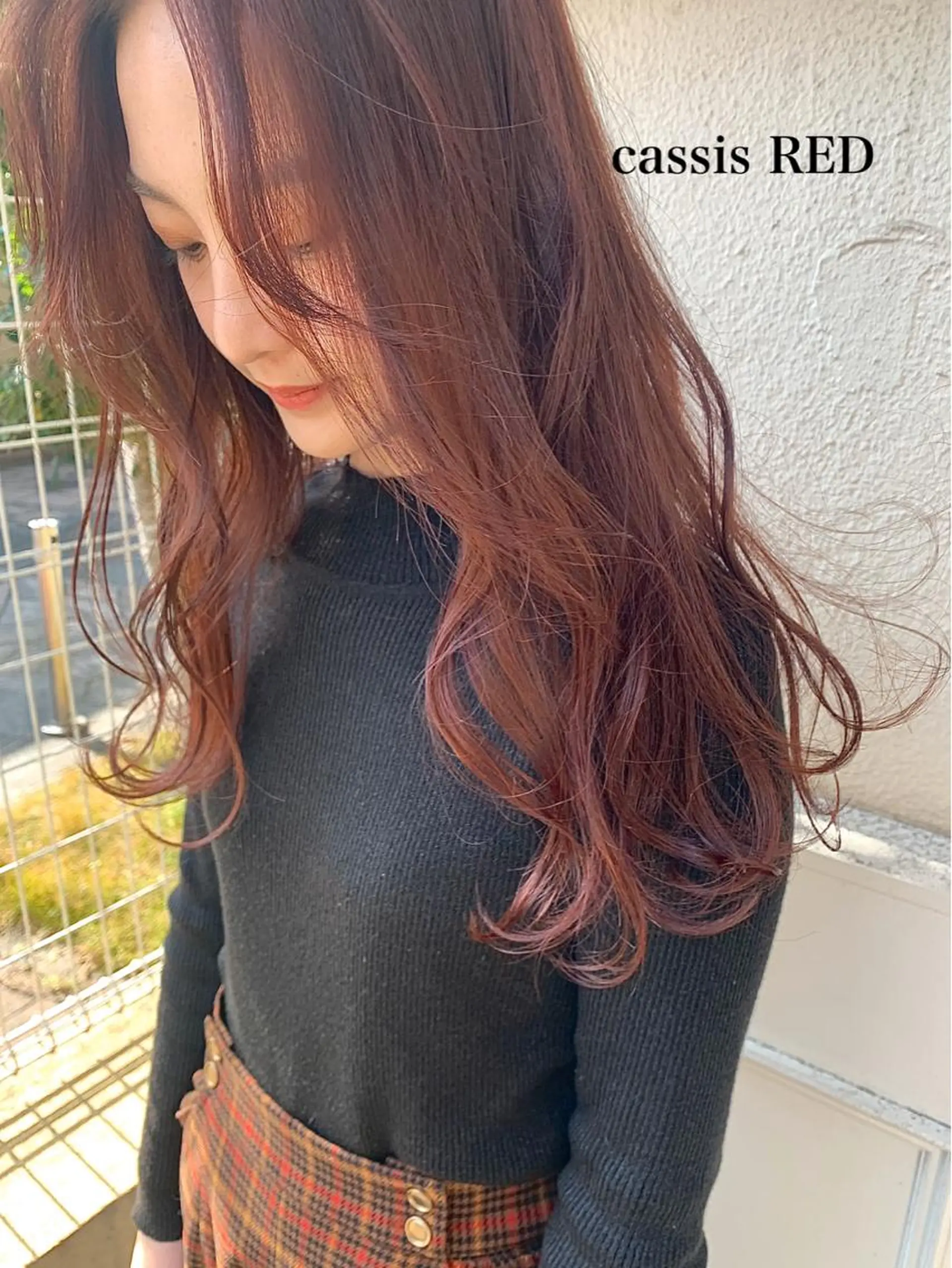 ロング カラー カット ヘアカラー トリートメント Zina 藤崎店所属・zina藤崎📛 井上美乃里のヘアスタイル