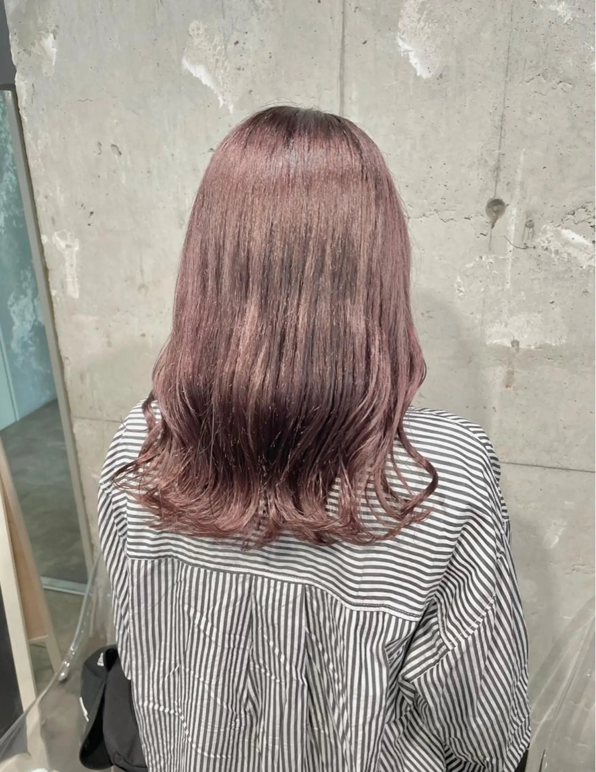 ミディアム カラー カット ヘアカラー トリートメント ヘッドスパ ヘアセット ベージュカラー💖 やすひろのヘアスタイル