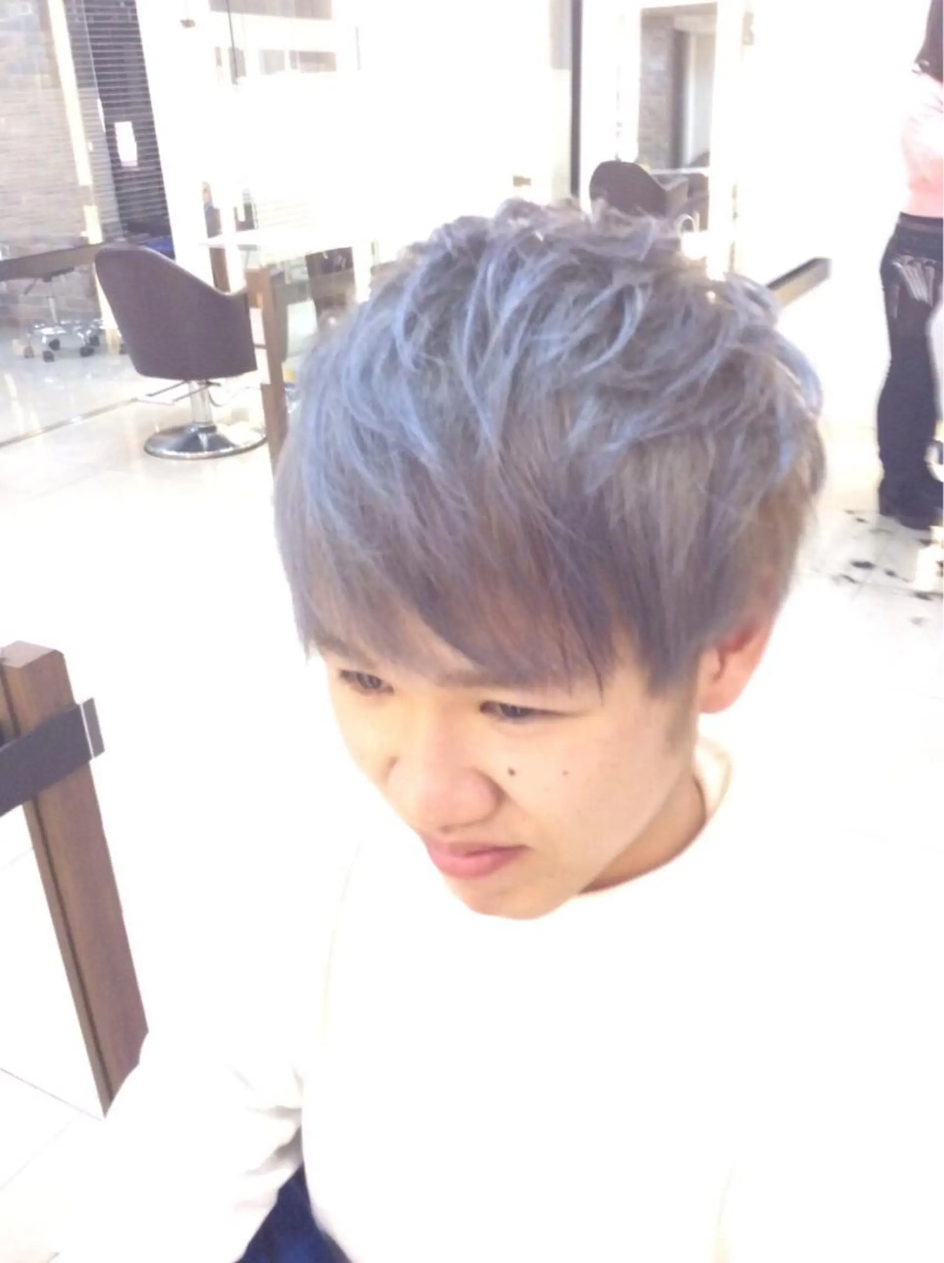 ショート カラー メンズ アッシュ 似合わせ／代表 髪質改善/山田将大のヘアスタイル