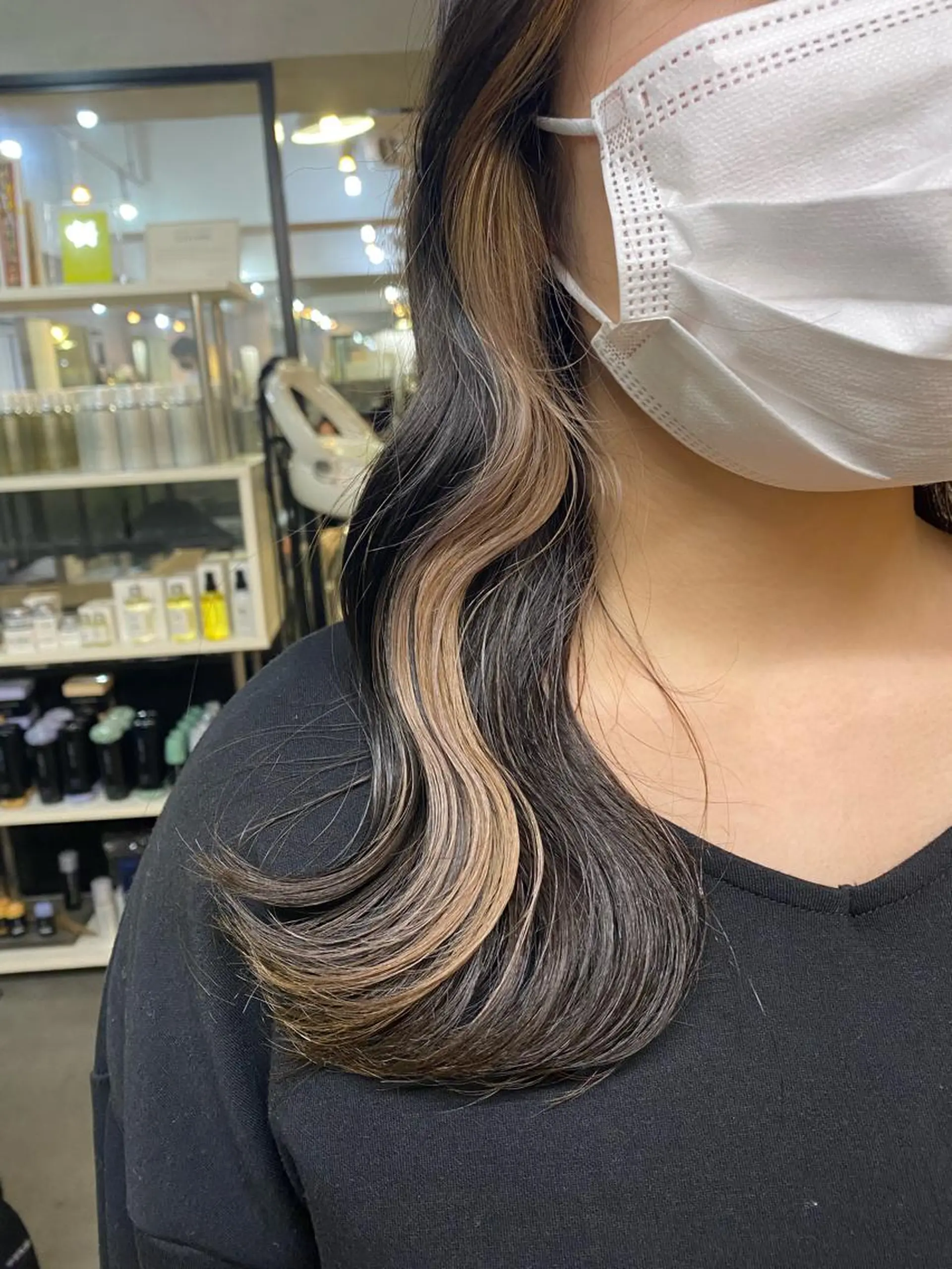 ミディアム 【縮毛矯正髪質改善】 中山健太のヘアスタイル