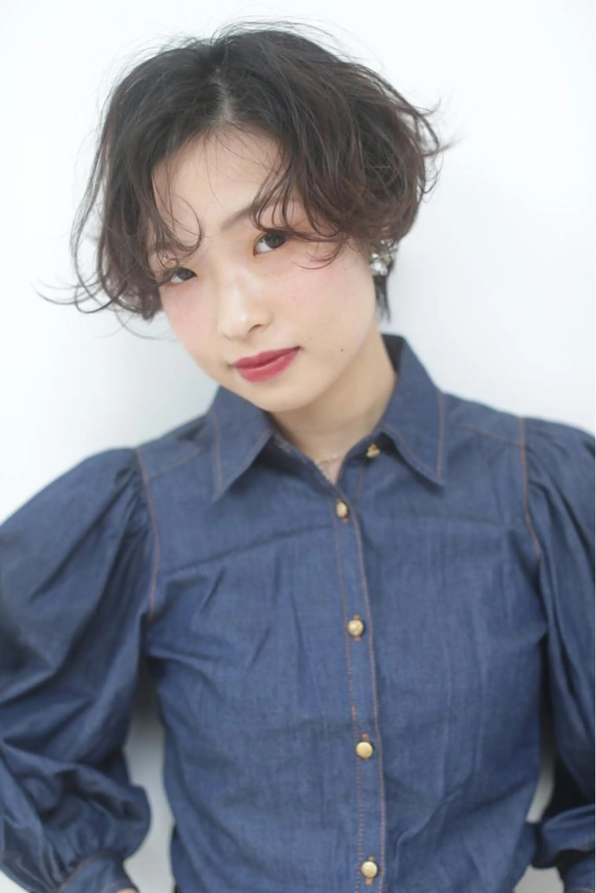 ショート 波巻きスパイラル/ メンズパーマ/ゆうひのヘアスタイル