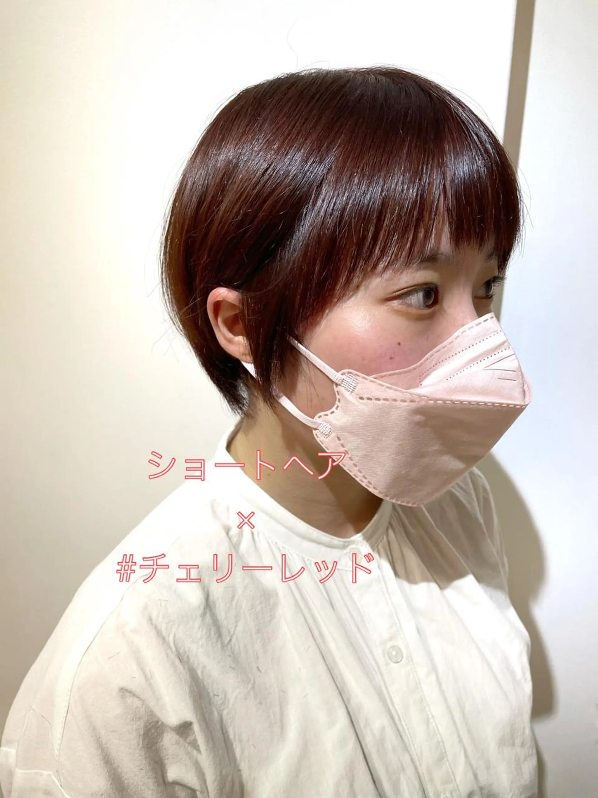 ショート カラー レッドカラー ショートヘア カット ヘアカラー トリートメント eins.hair所属・過去一の柔髪ヘア 🌿einshairのヘアスタイル