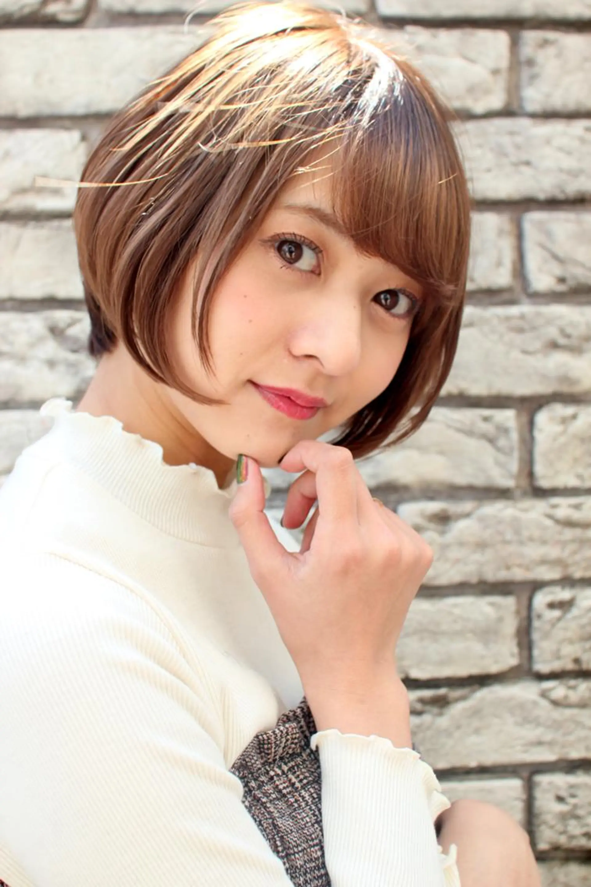 ショート カラー 羽田 ひろむのヘアスタイル