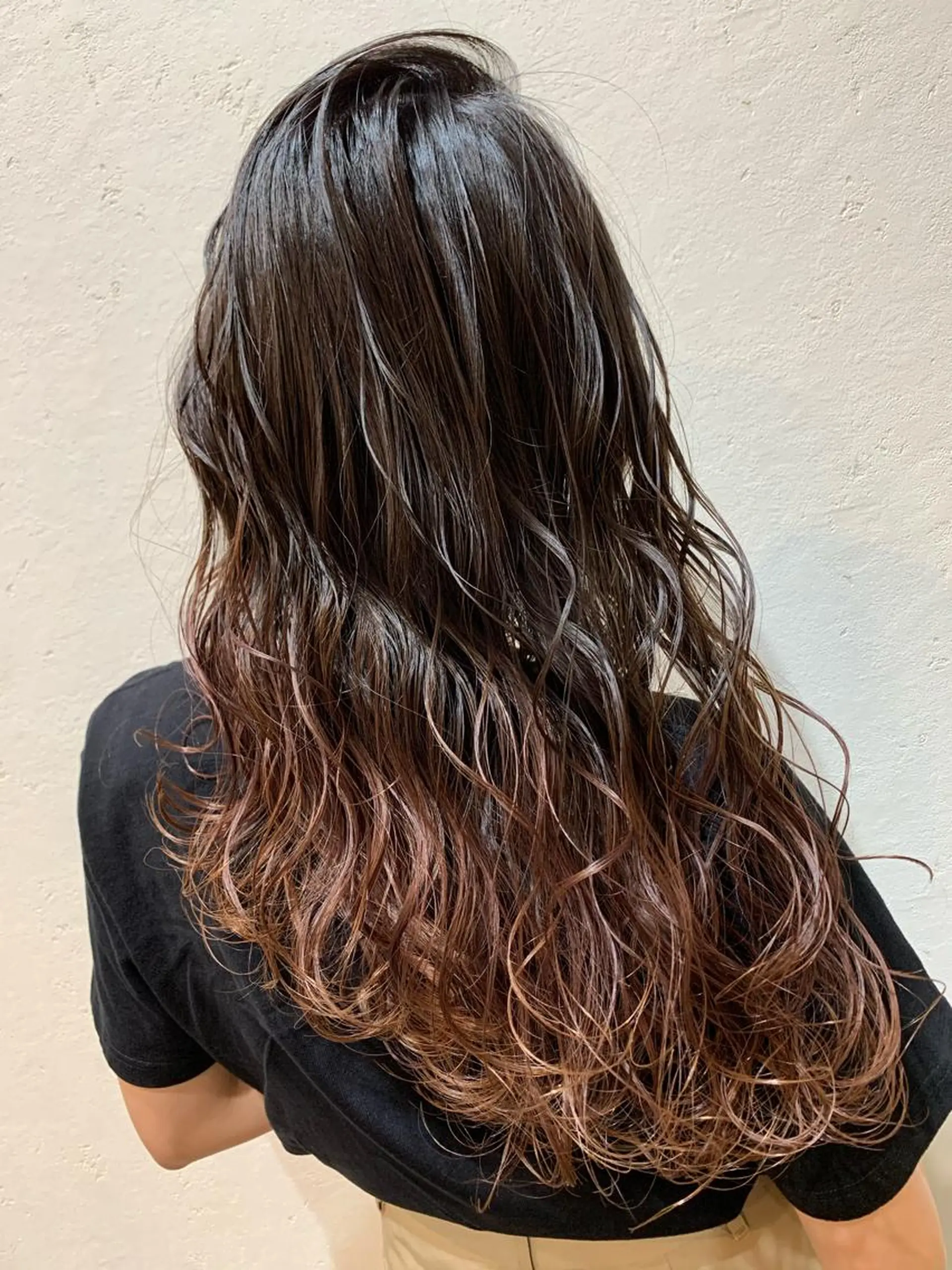 ロング カラー ヘアカラー トリートメント 天野 開のヘアスタイル