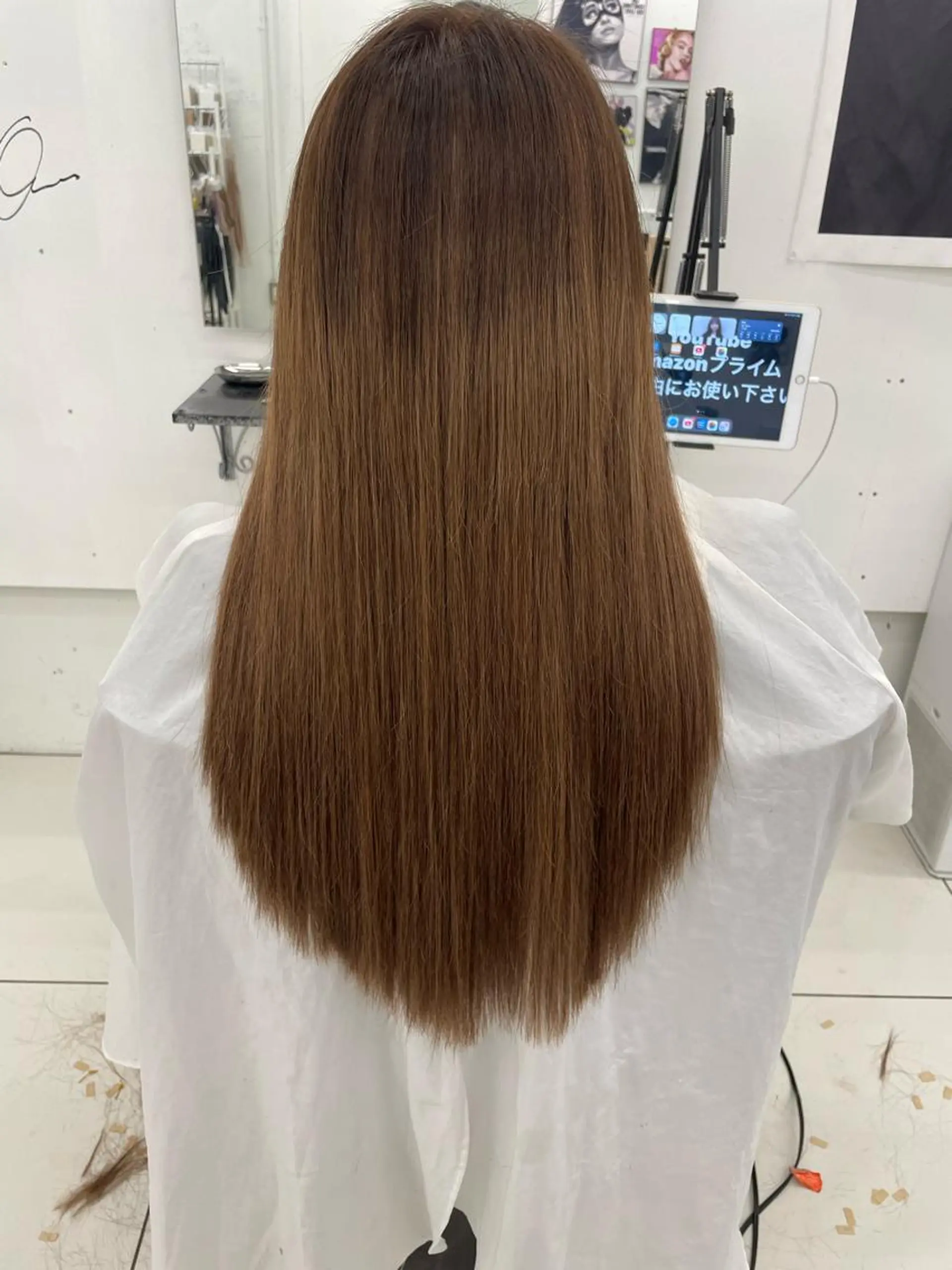 ロング シールエクステ エクステ エクステ 家田 竜のヘアスタイル