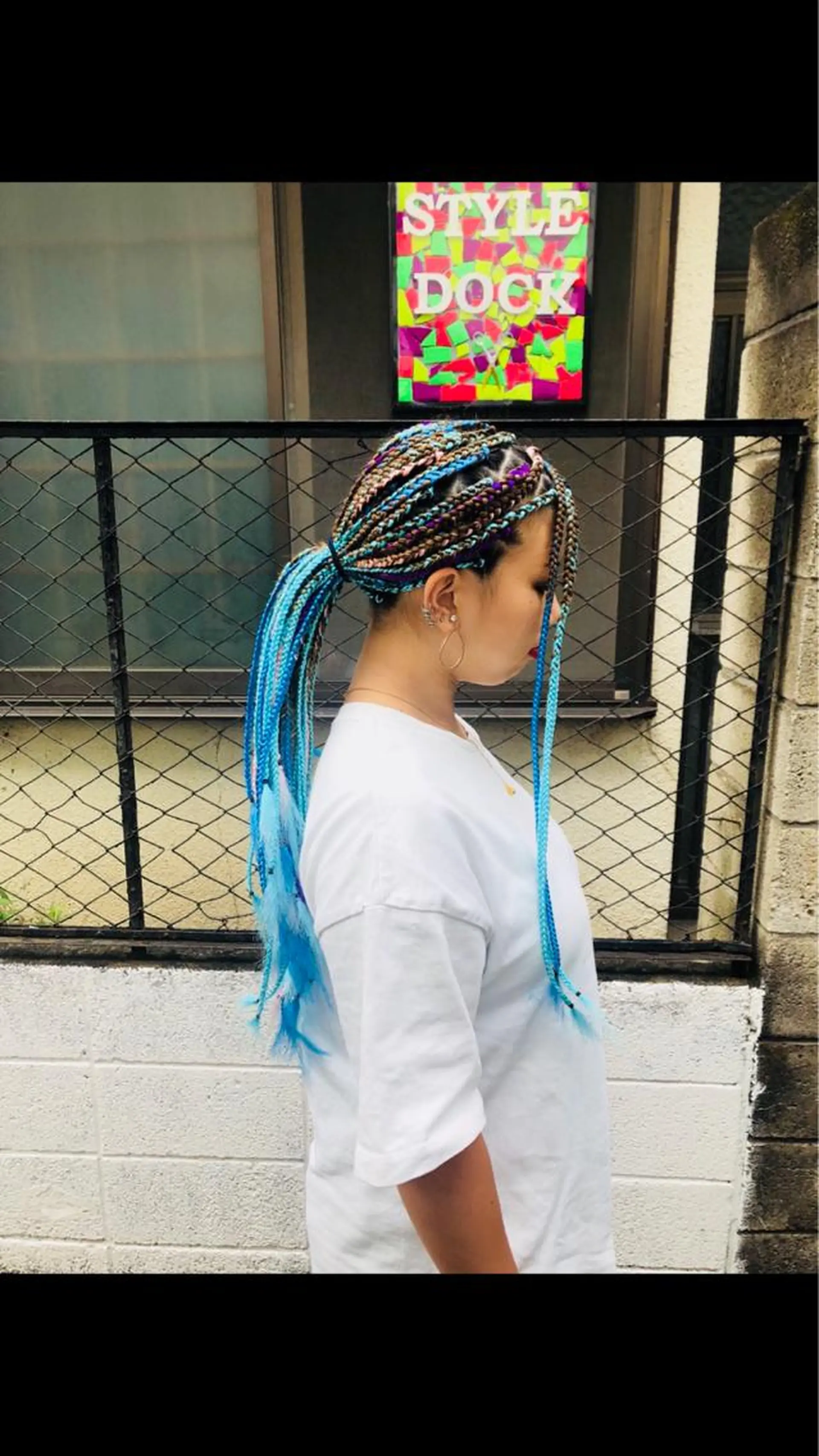 ロング パープルカラー 特殊ヘア師 /TANIのヘアスタイル