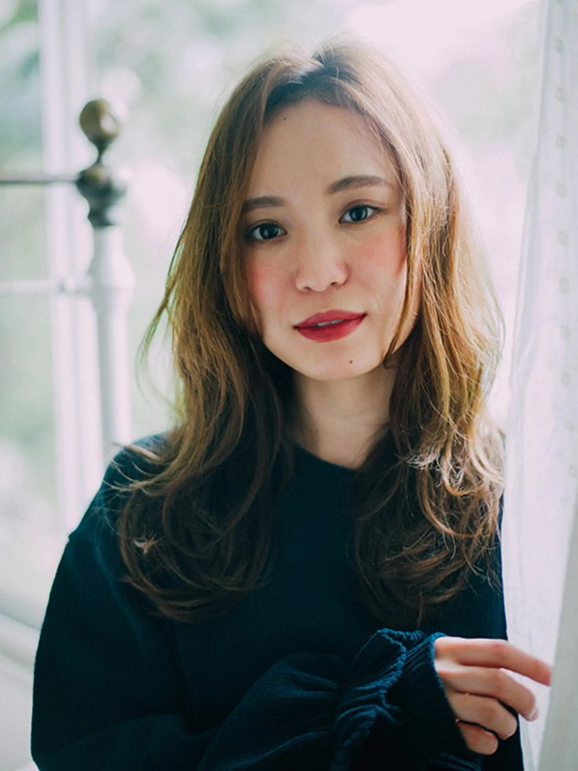 セミロング カラー パーマ 【公式】amble luxe池袋東口🩷のヘアスタイル