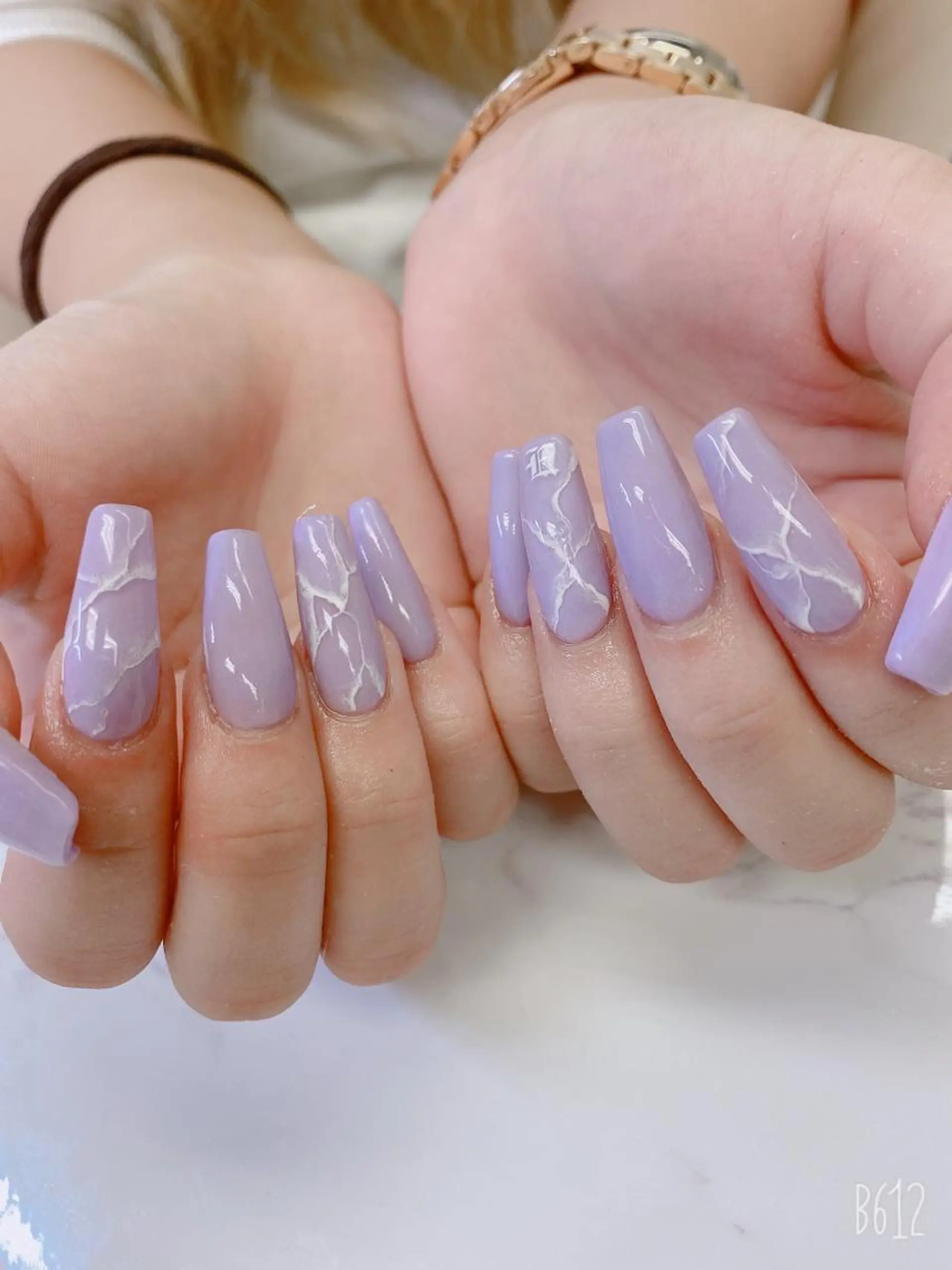 セミロング ハンドネイル JNA認定講師🌸 RIEのネイルデザイン